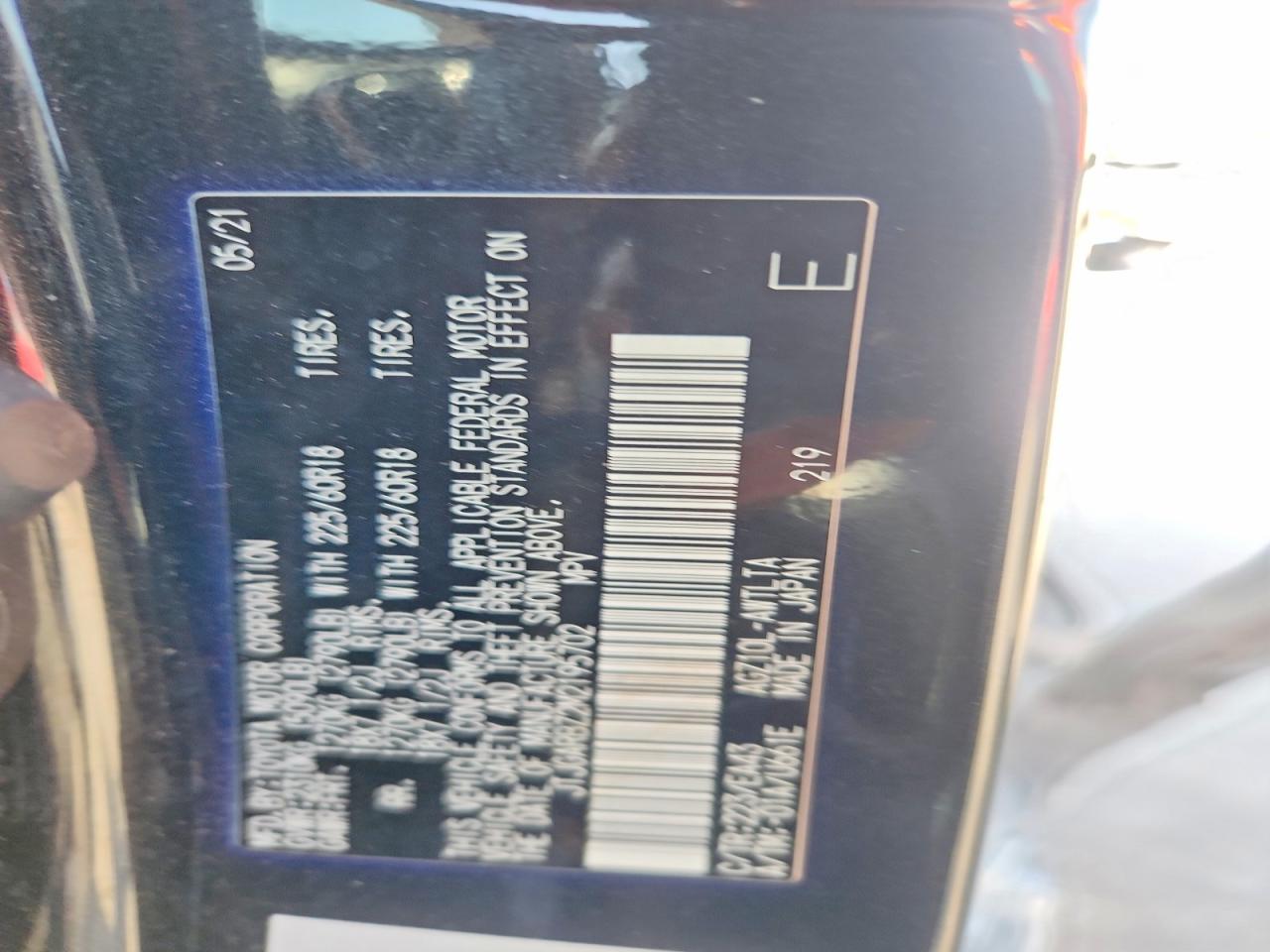 2021 Lexus Nx 300 Base Черный vin: JTJGARBZ2M2195702