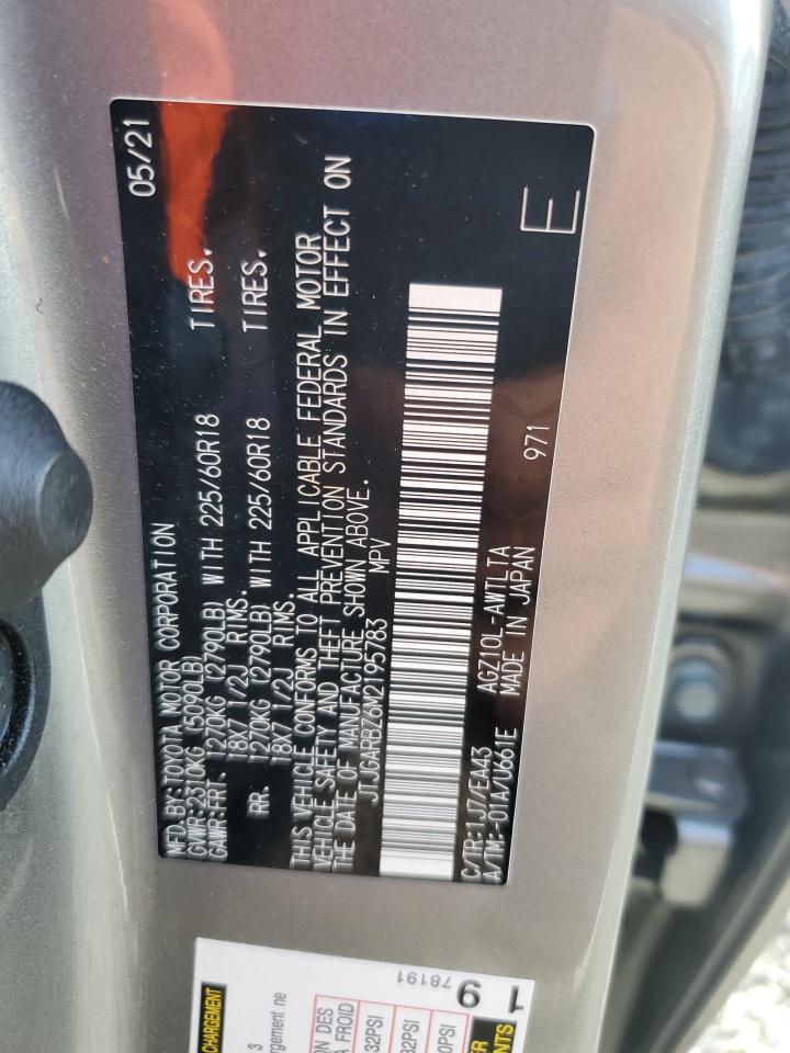 2021 Lexus Nx 300 Base Tan vin: JTJGARBZ6M2195783