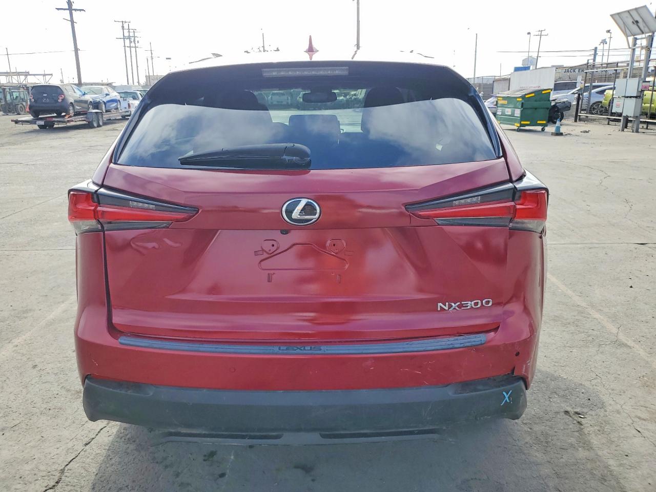2021 Lexus Nx 300 Base Red vin: JTJGARBZ6M5023154