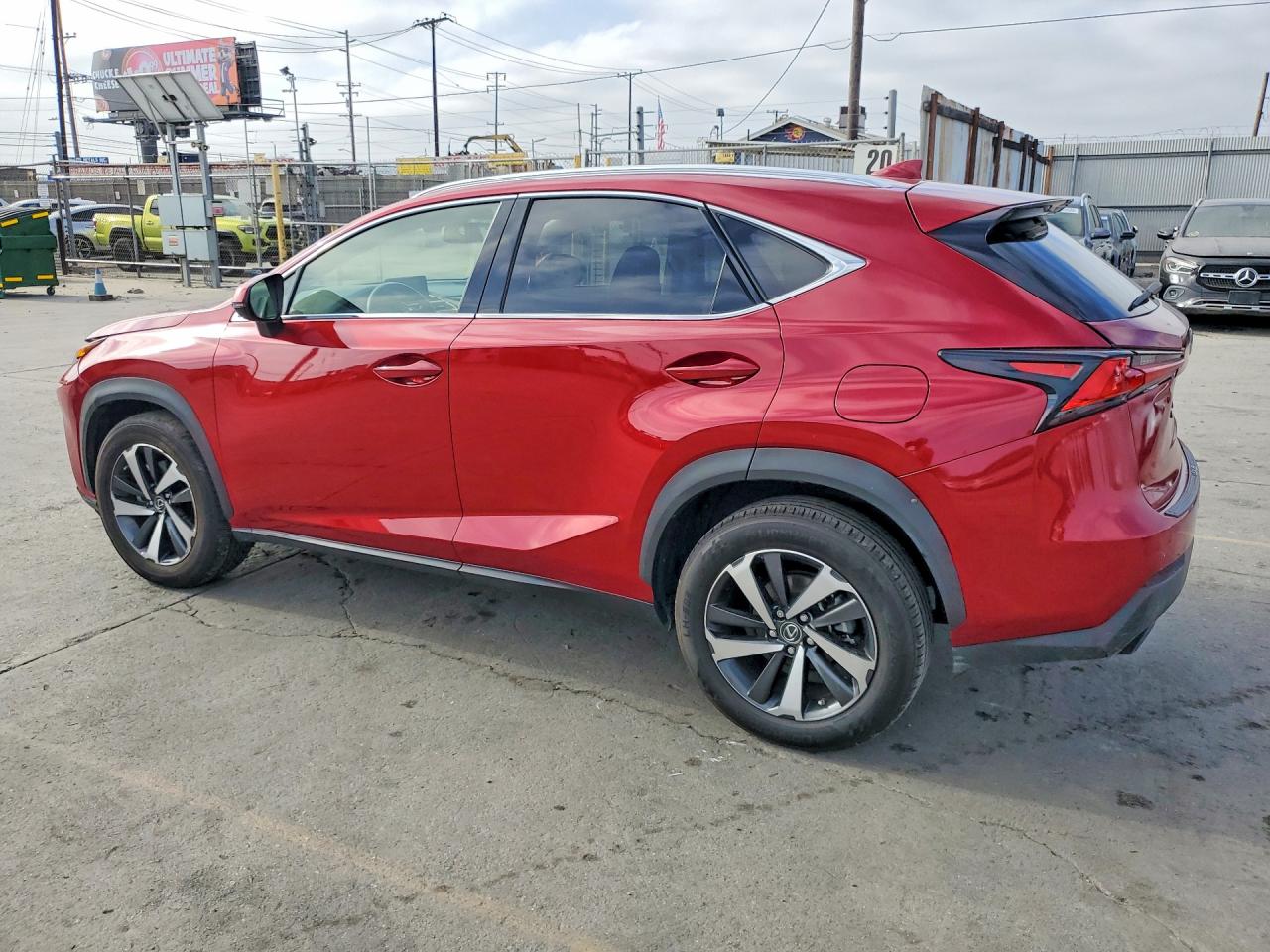 2021 Lexus Nx 300 Base Red vin: JTJGARBZ6M5023154