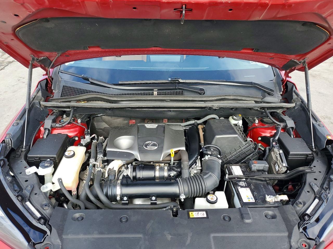 2021 Lexus Nx 300 Base Red vin: JTJGARBZ6M5023154