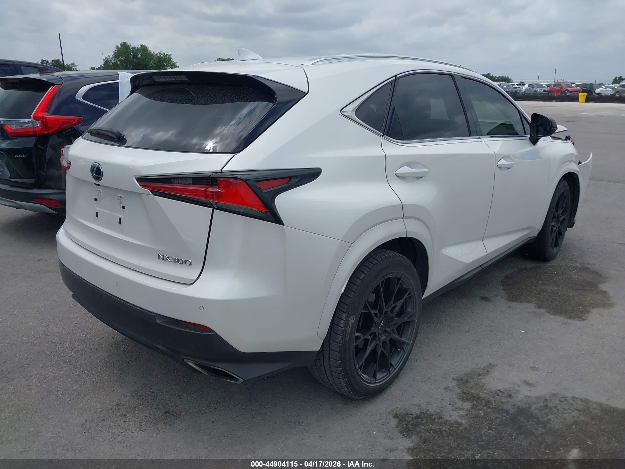 2020 Lexus Nx 300 White vin: JTJGARBZ9L2170603