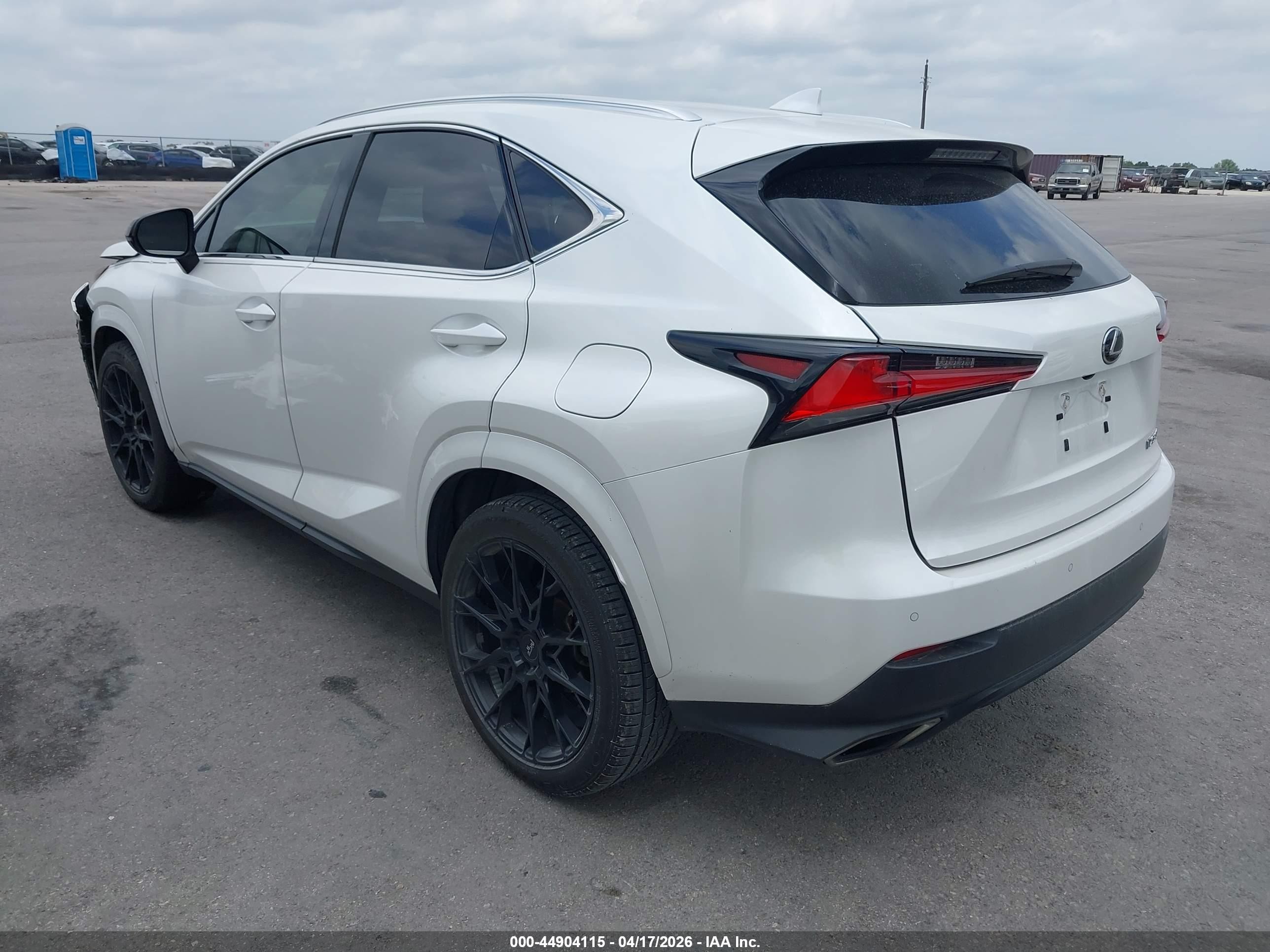 2020 Lexus Nx 300 White vin: JTJGARBZ9L2170603