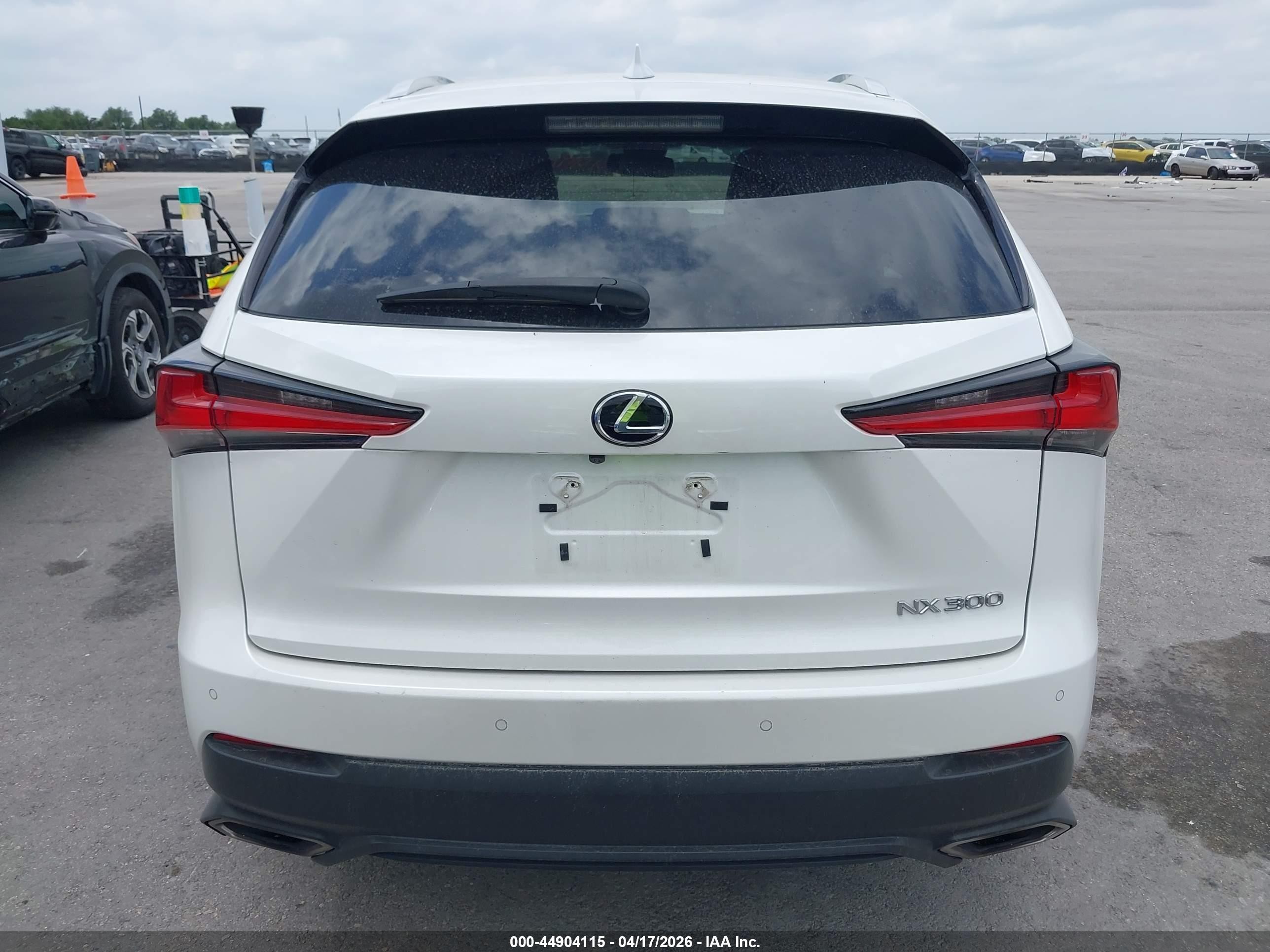 2020 Lexus Nx 300 White vin: JTJGARBZ9L2170603