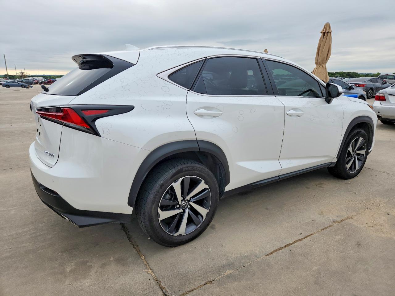 2021 Lexus Nx 300 Base White vin: JTJGARDZ9M5028779