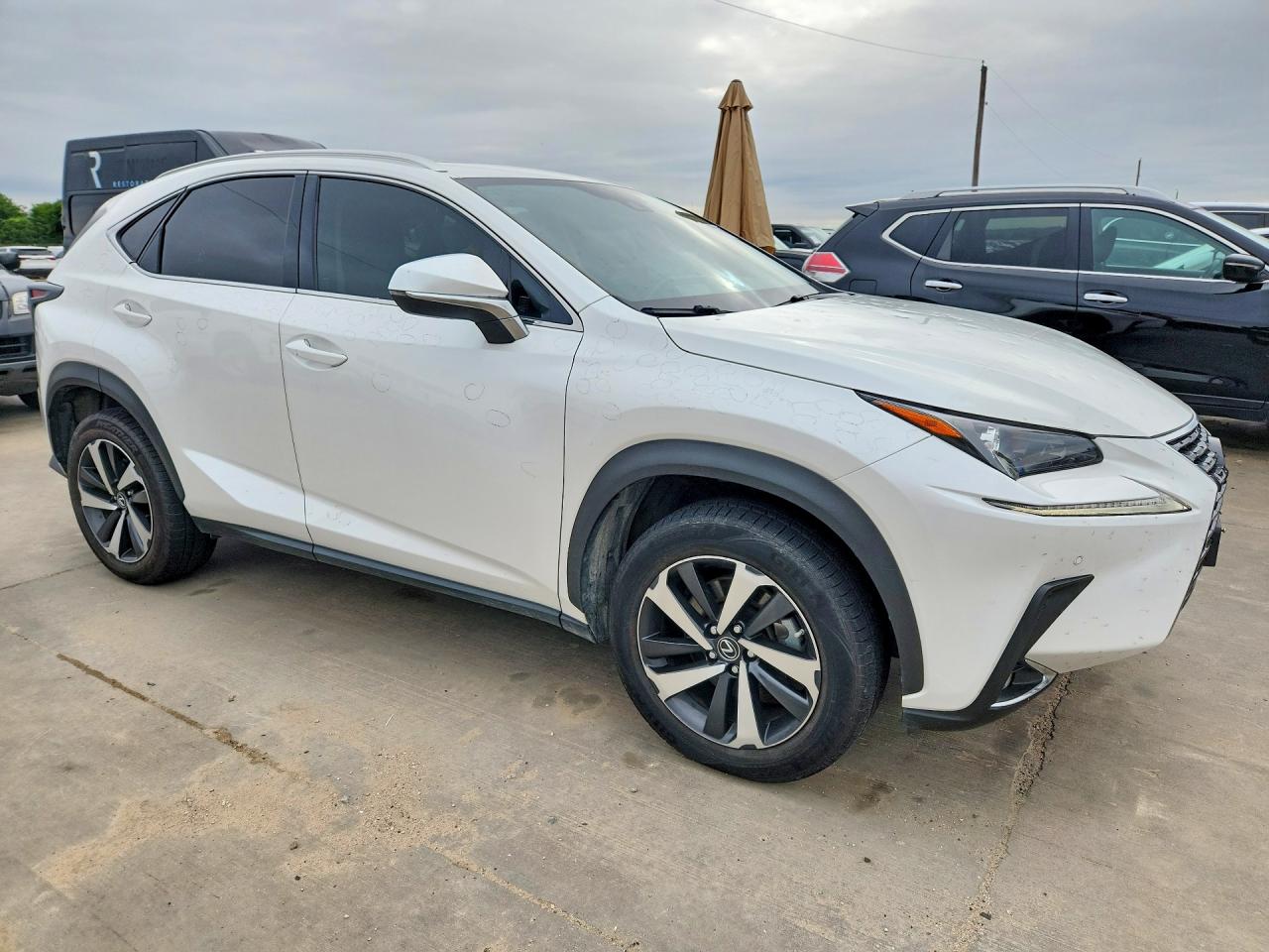 2021 Lexus Nx 300 Base White vin: JTJGARDZ9M5028779