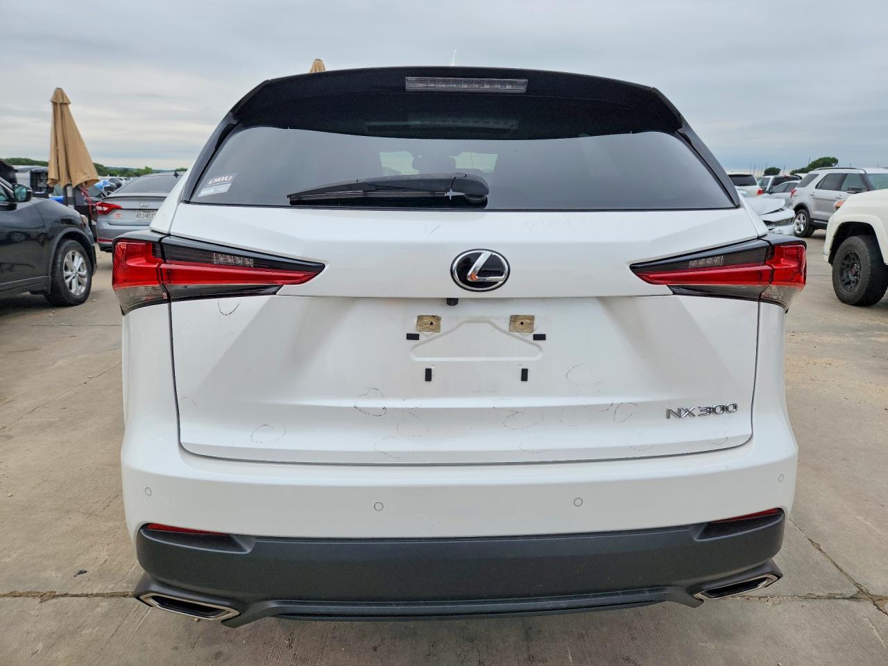 2021 Lexus Nx 300 Base White vin: JTJGARDZ9M5028779