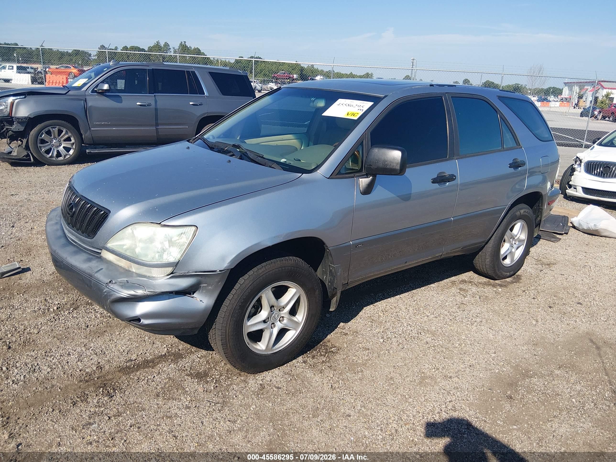 2002 Lexus Rx 300 Серый vin: JTJGF10U020123920