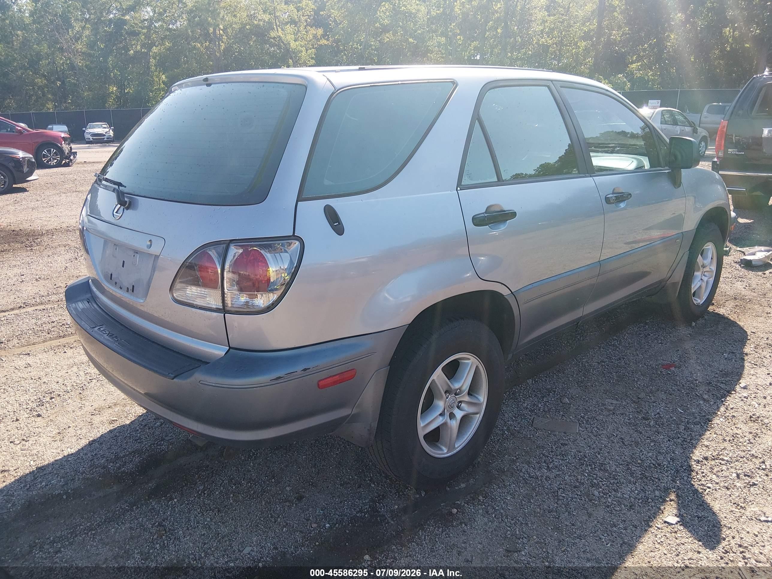 2002 Lexus Rx 300 Серый vin: JTJGF10U020123920