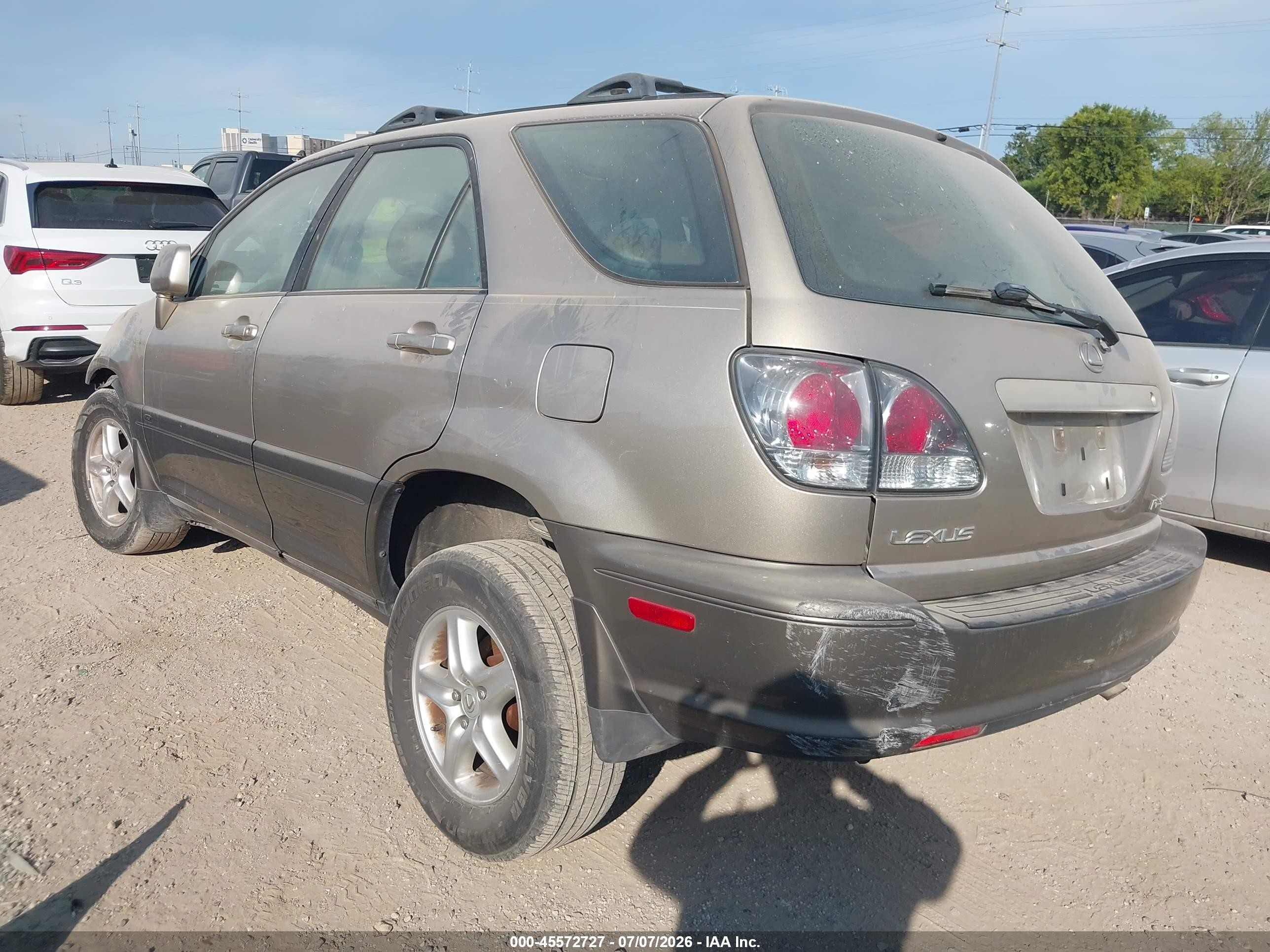 2002 Lexus Rx 300   Tan vin: JTJGF10U020126347