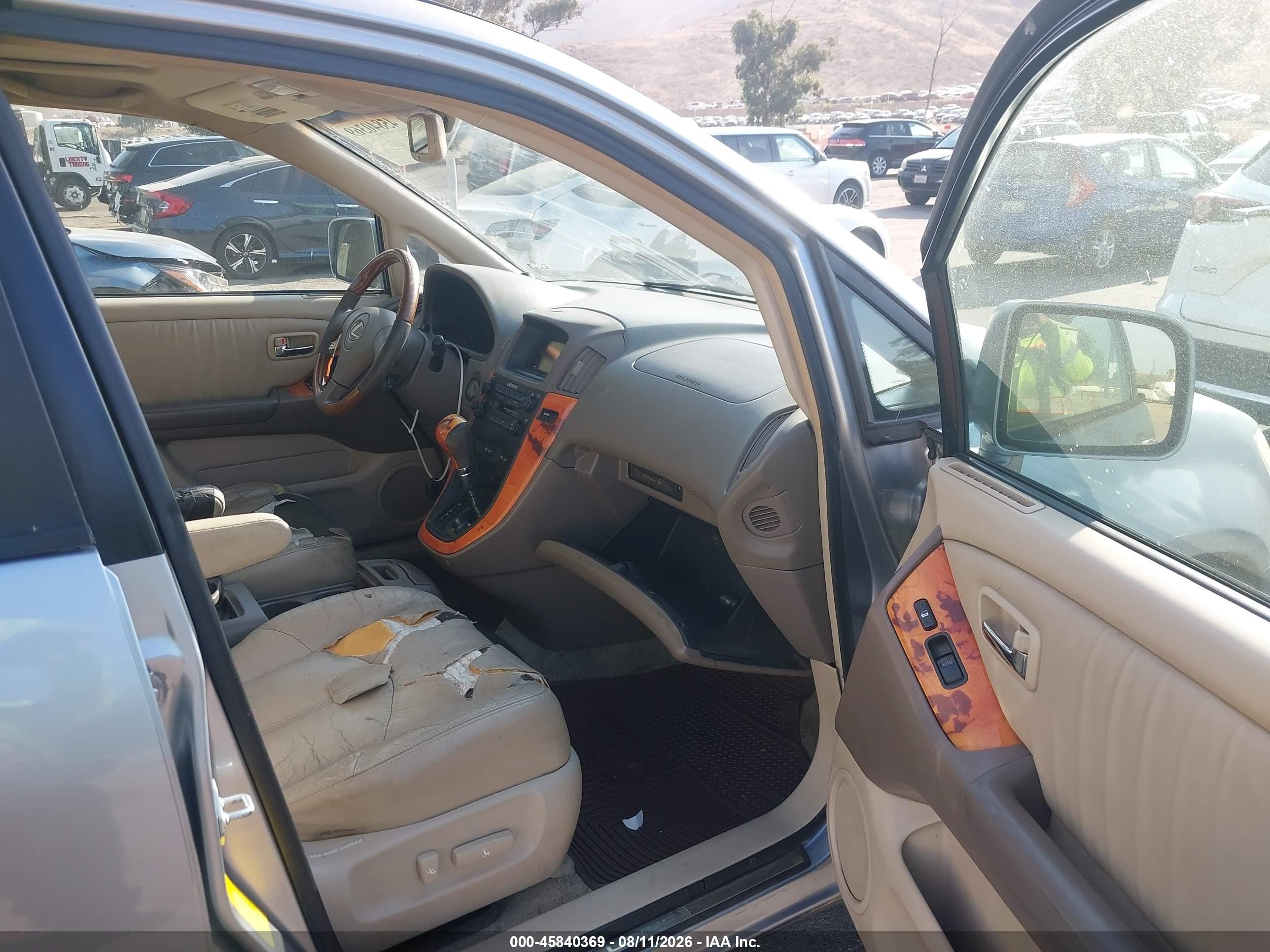 2003 Lexus Rx 300 Silver vin: JTJGF10U030150956