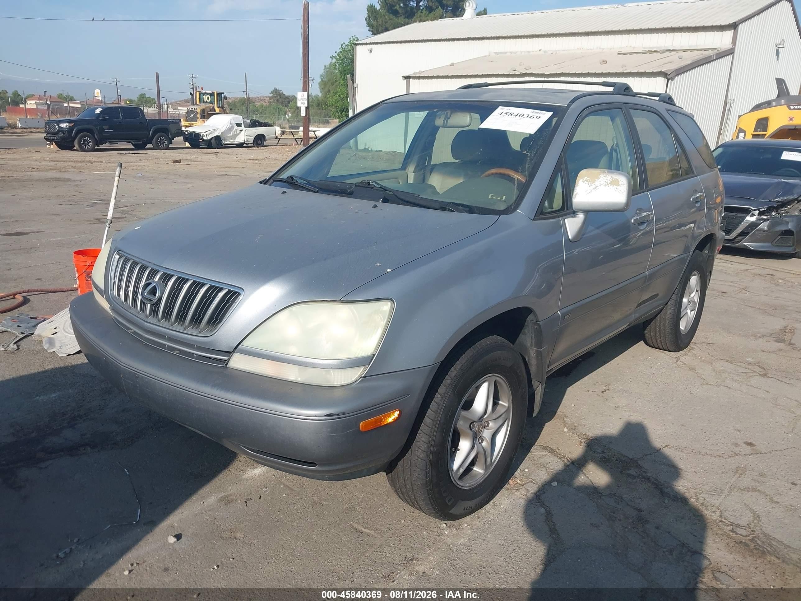 2003 Lexus Rx 300 Silver vin: JTJGF10U030150956