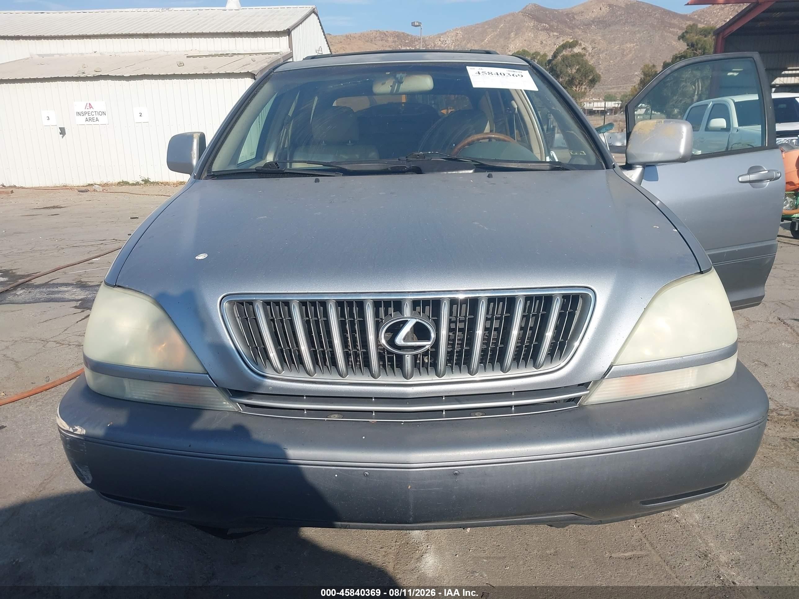 2003 Lexus Rx 300 Silver vin: JTJGF10U030150956