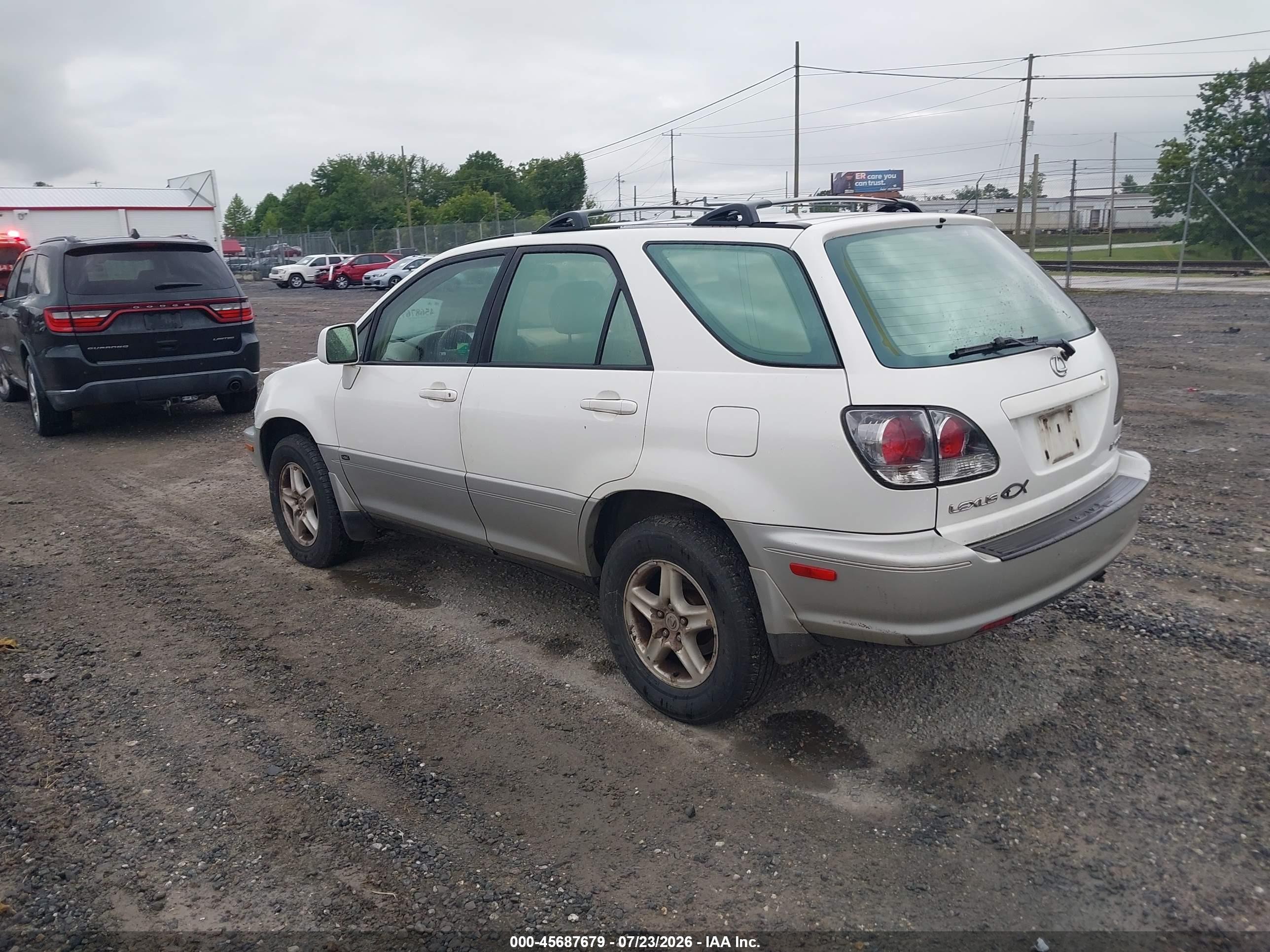 2003 Lexus Rx 300 White vin: JTJGF10U030152318