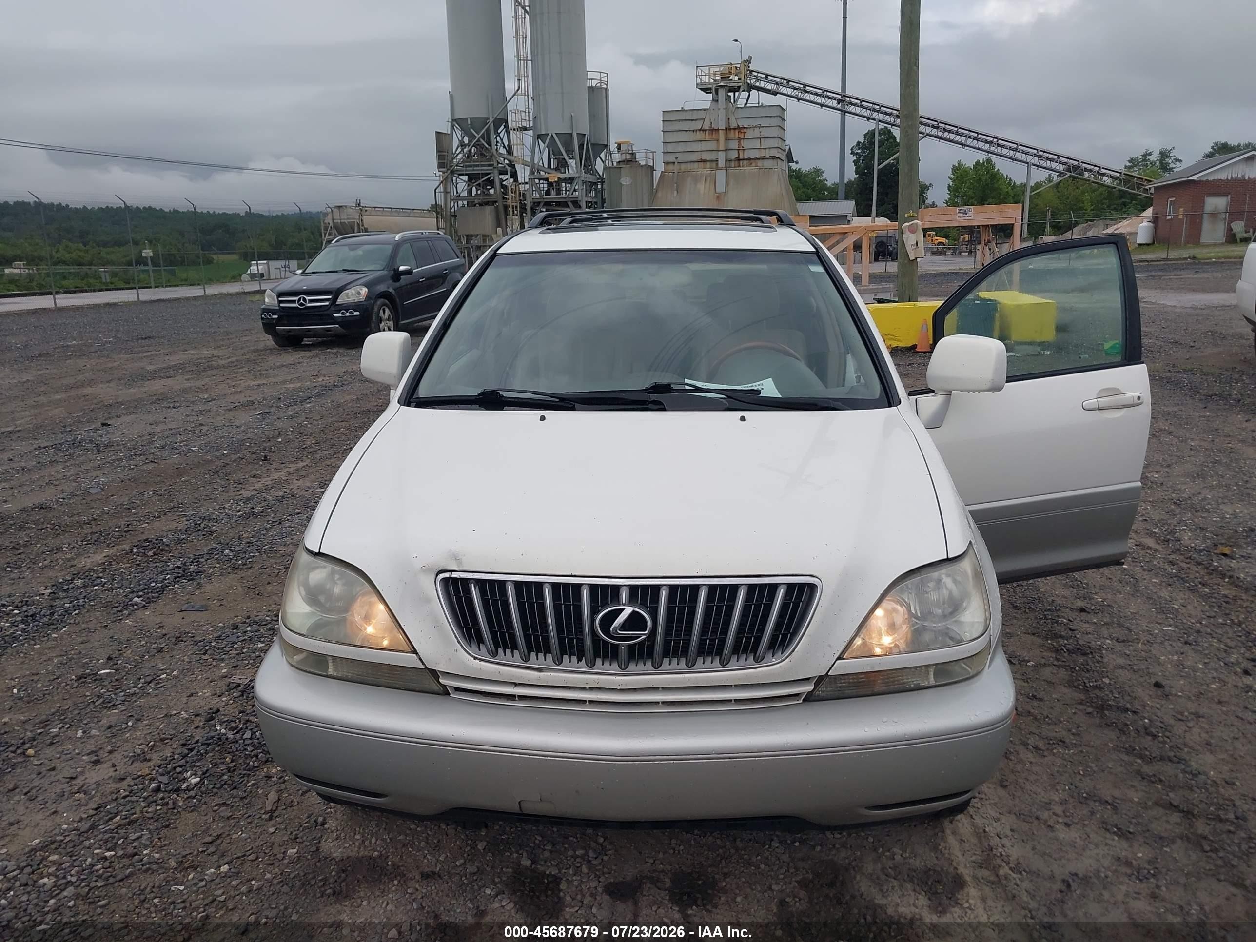 2003 Lexus Rx 300 White vin: JTJGF10U030152318