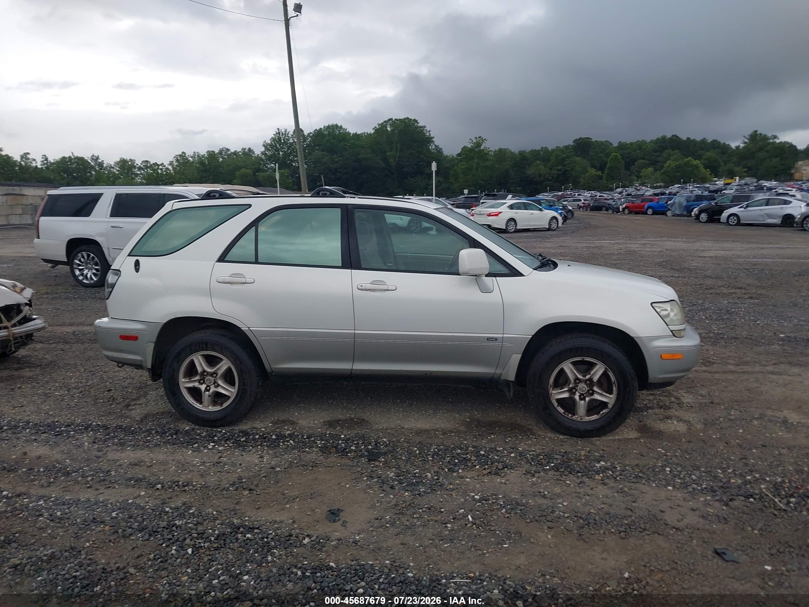 2003 Lexus Rx 300 White vin: JTJGF10U030152318