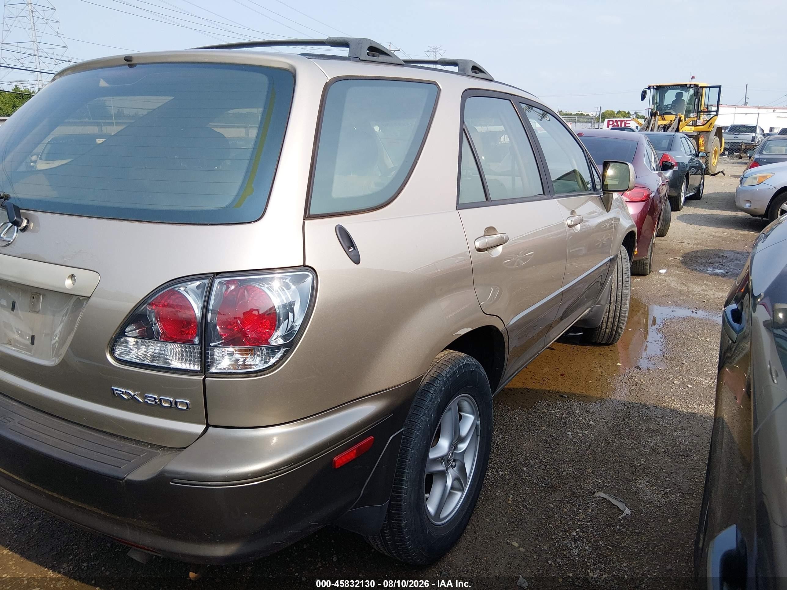 2003 Lexus Rx 300   Gold vin: JTJGF10U030156918