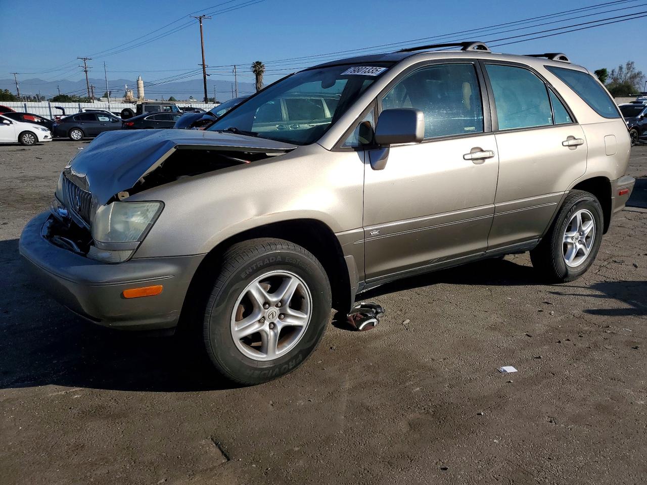 2001 Lexus Rx 300 Base Золотой vin: JTJGF10U110103402