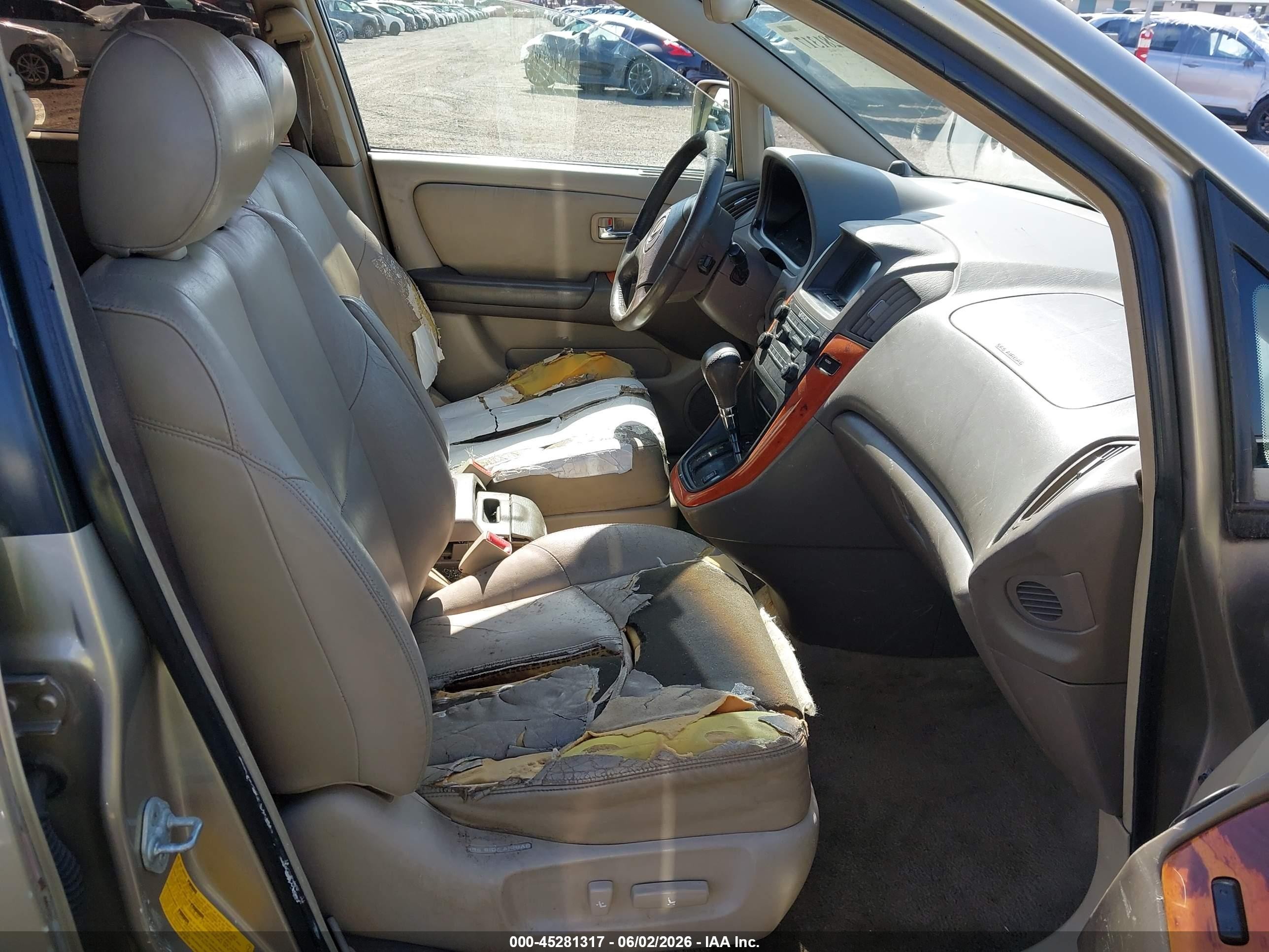 2002 Lexus Rx 300   Gray vin: JTJGF10U120126874
