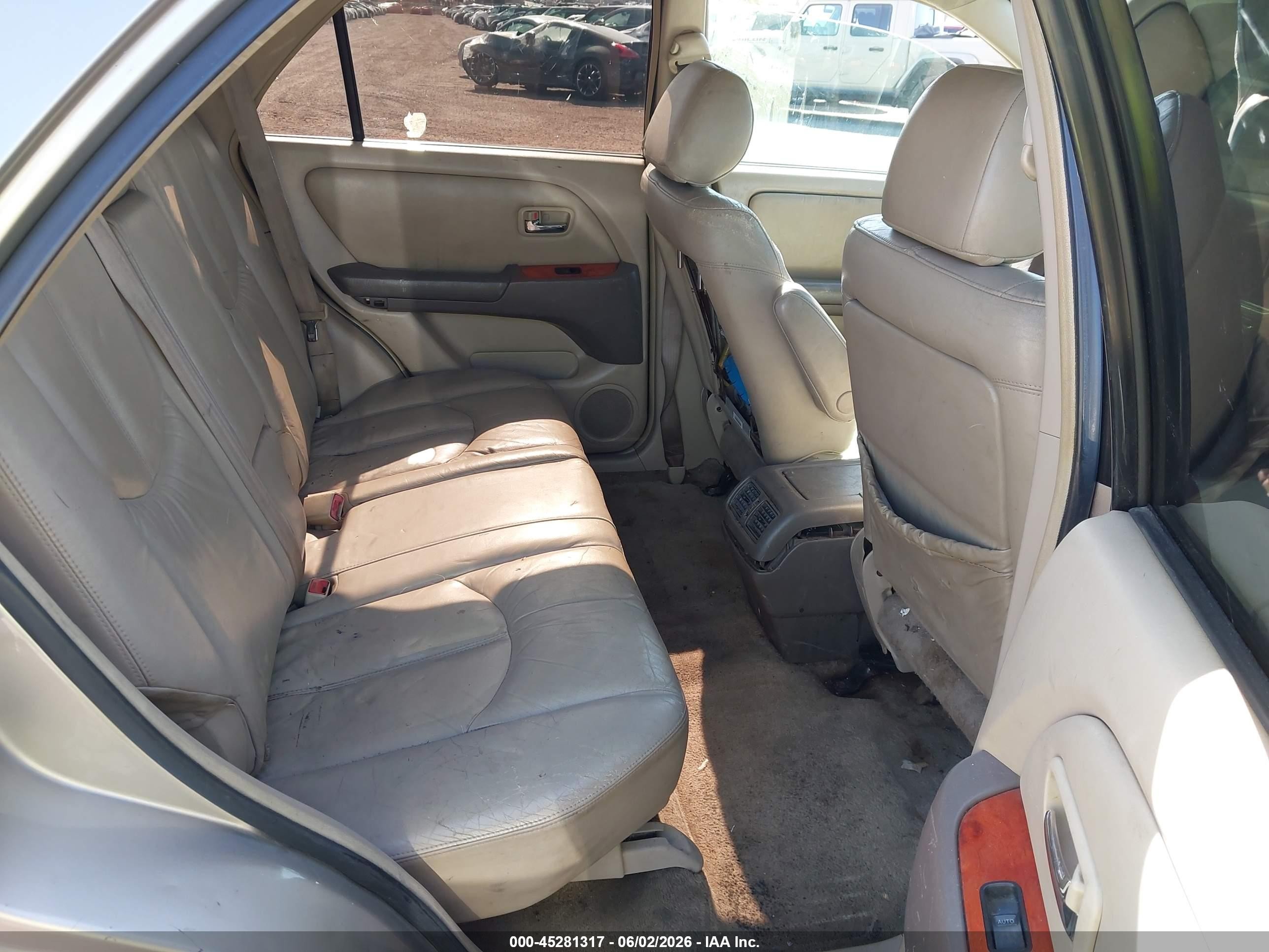 2002 Lexus Rx 300   Gray vin: JTJGF10U120126874