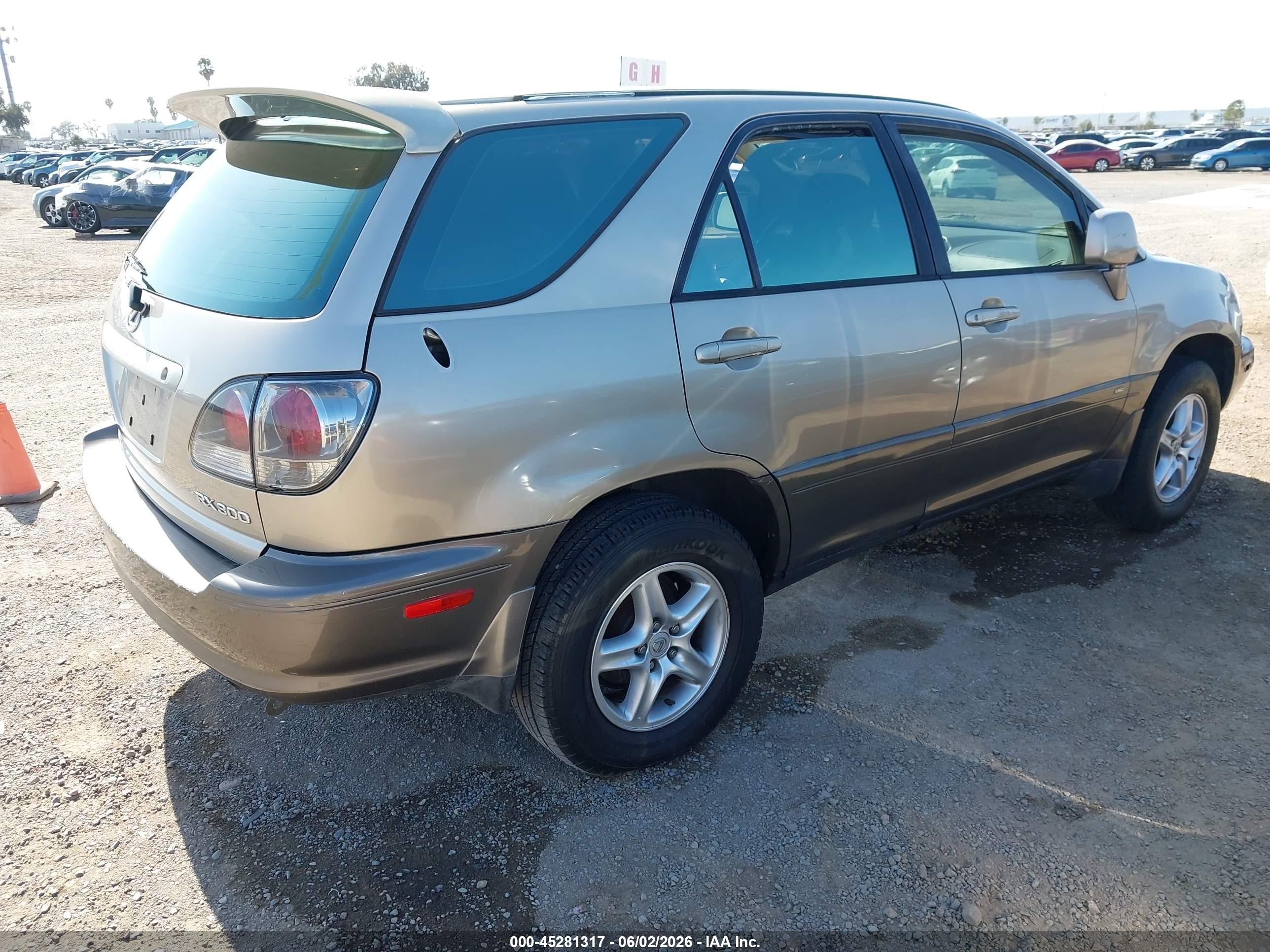 2002 Lexus Rx 300   Gray vin: JTJGF10U120126874