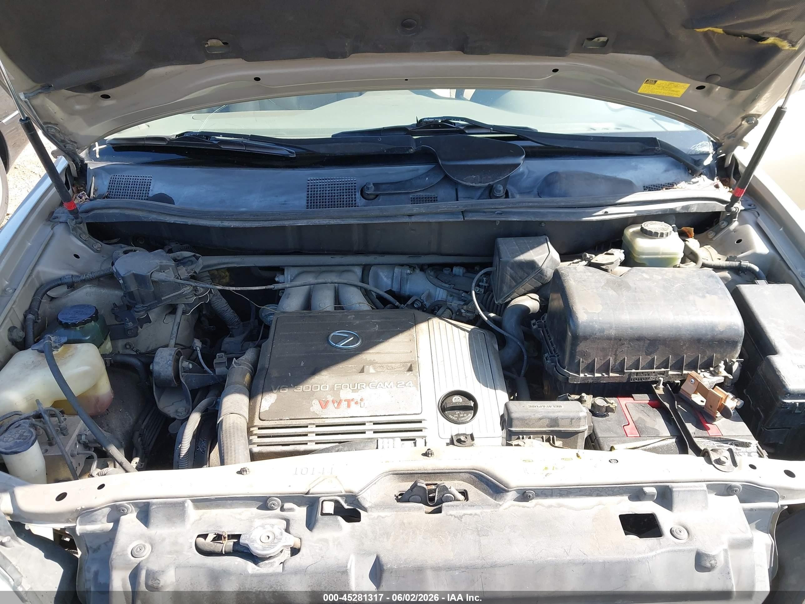 2002 Lexus Rx 300   Gray vin: JTJGF10U120126874