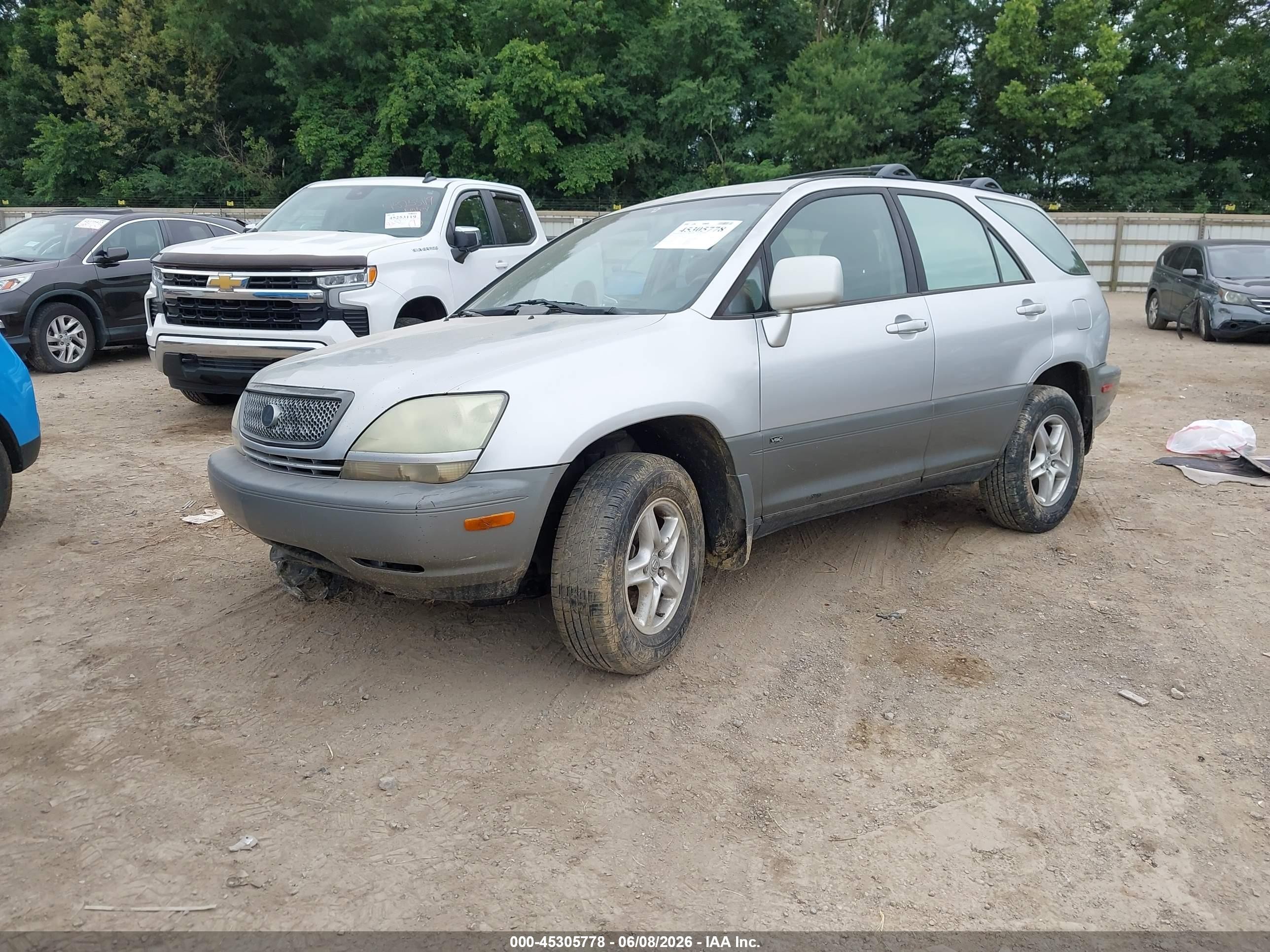 2003 Lexus Rx 300   Silver vin: JTJGF10U130150190