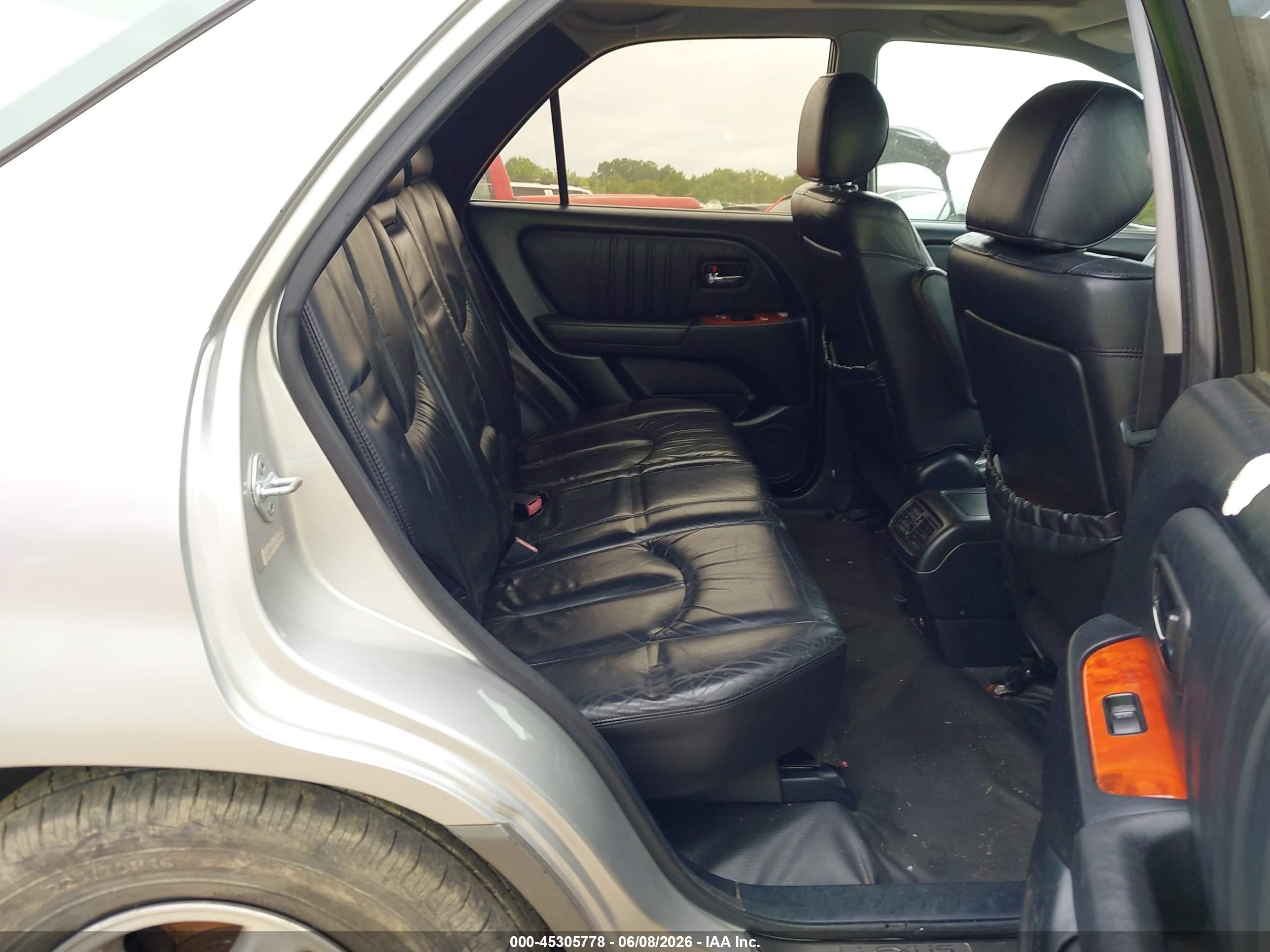 2003 Lexus Rx 300   Silver vin: JTJGF10U130150190
