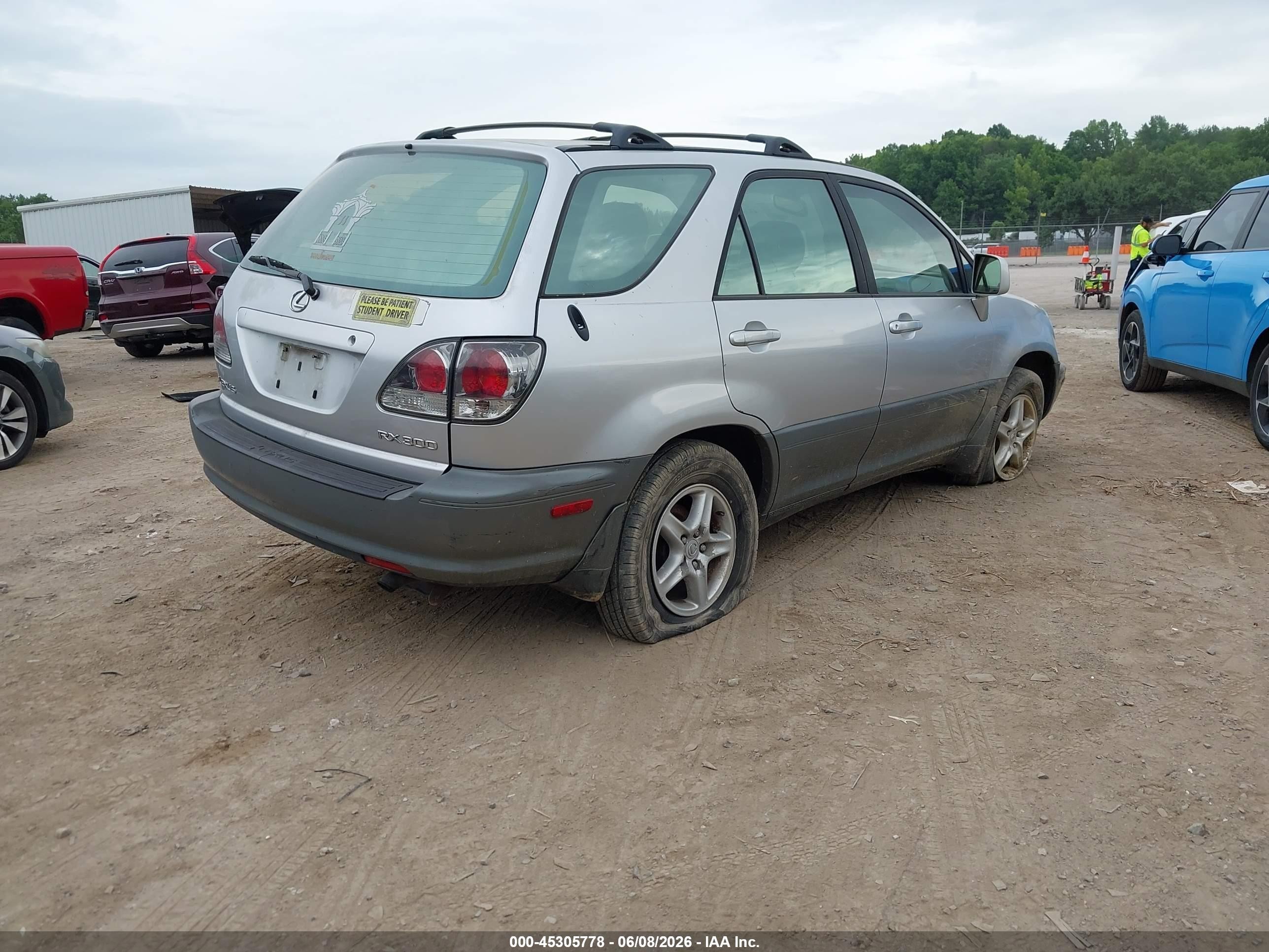 2003 Lexus Rx 300   Silver vin: JTJGF10U130150190