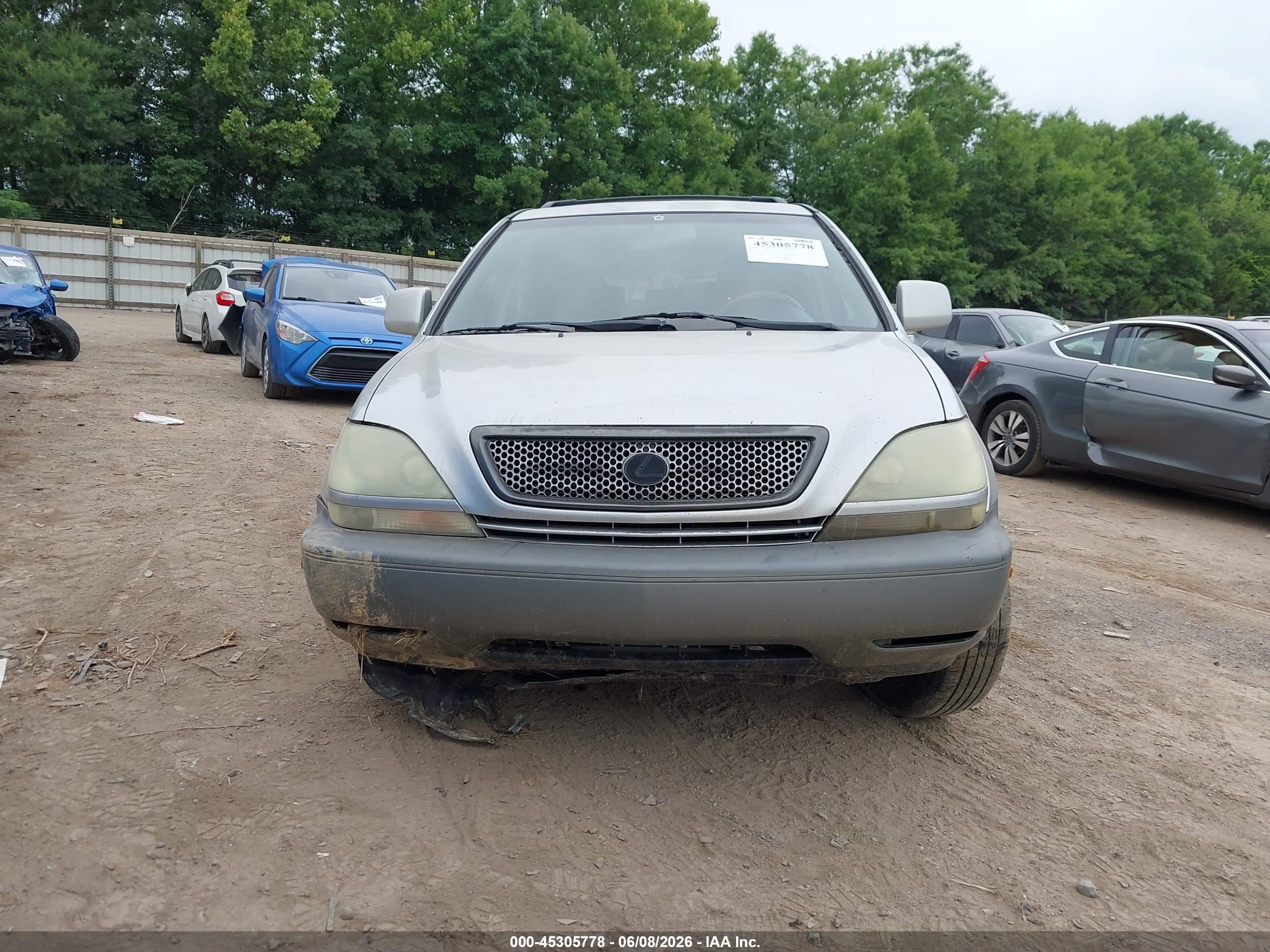 2003 Lexus Rx 300   Silver vin: JTJGF10U130150190