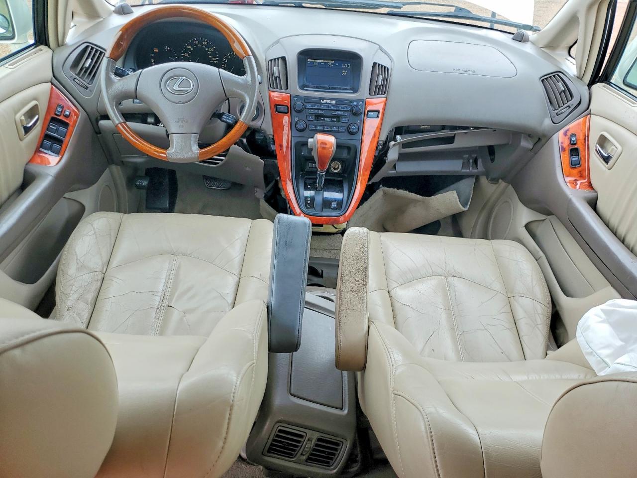 2003 Lexus Rx 300 White vin: JTJGF10U130152134