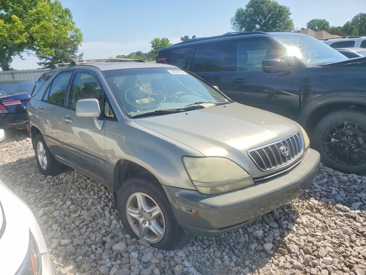 2001 Lexus Rx 300 Silver vin: JTJGF10U210102100