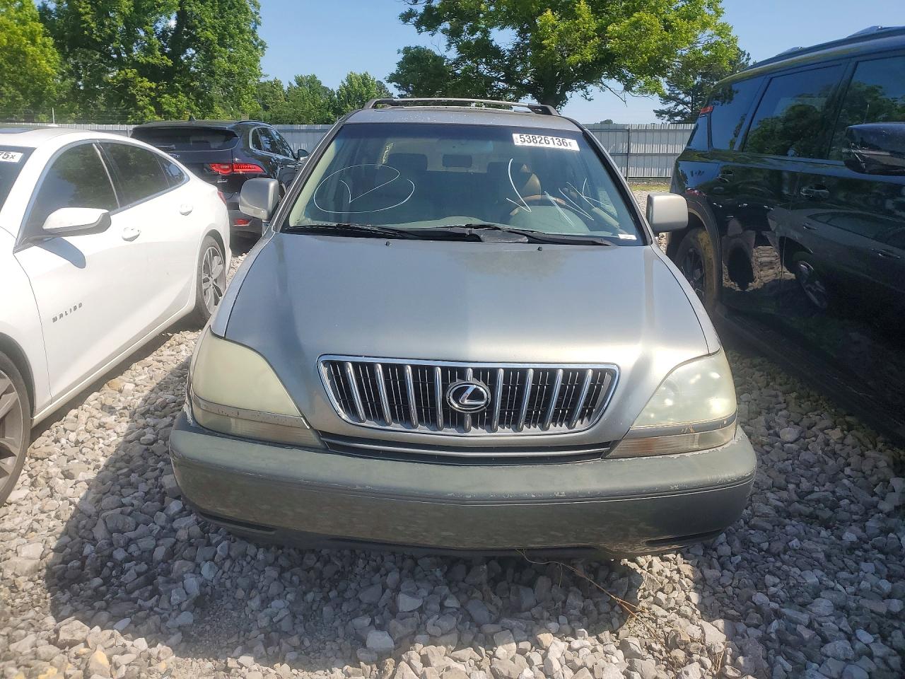 2001 Lexus Rx 300 Silver vin: JTJGF10U210102100