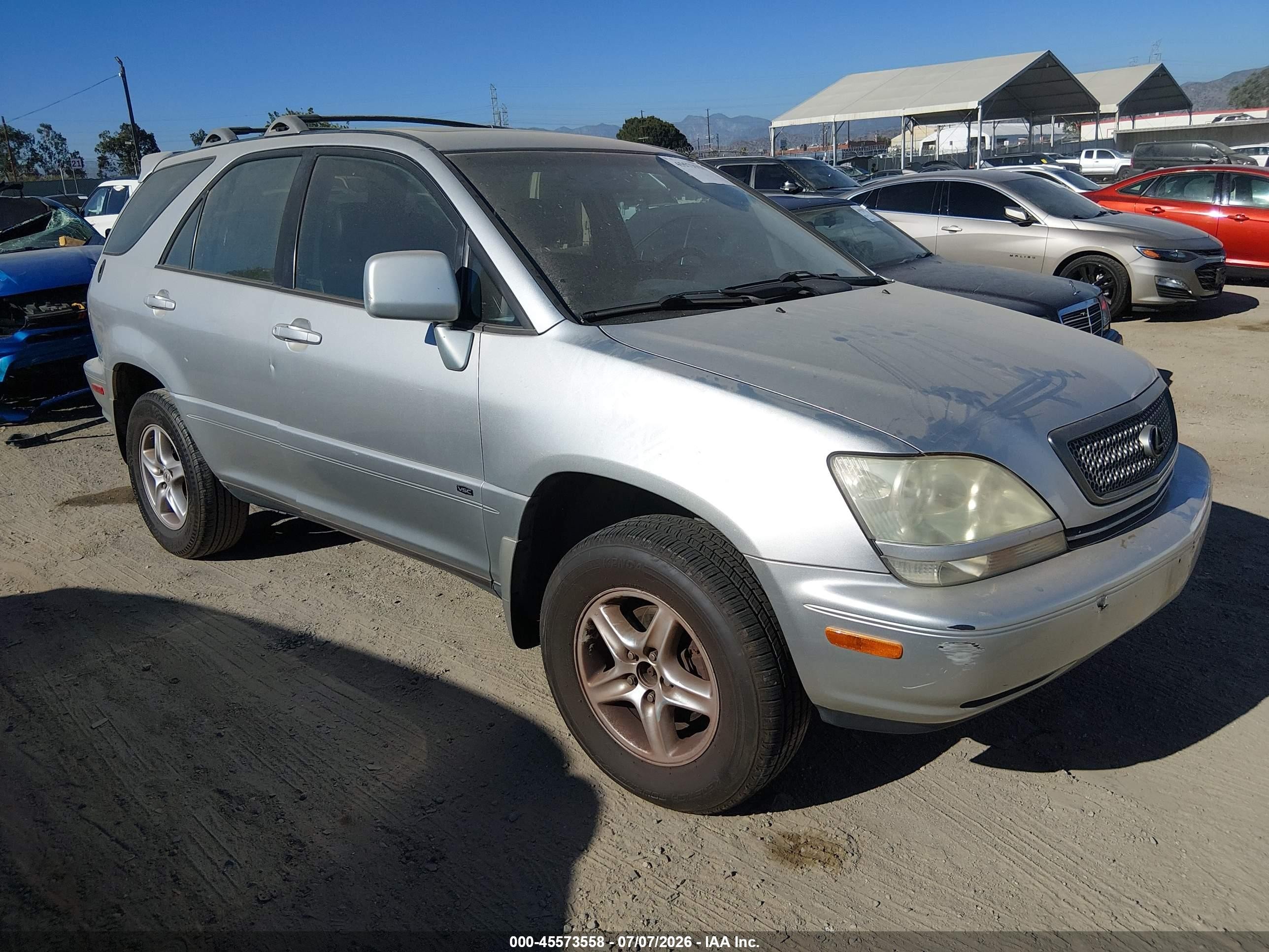 2001 Lexus Rx 300   Silver vin: JTJGF10U210107121
