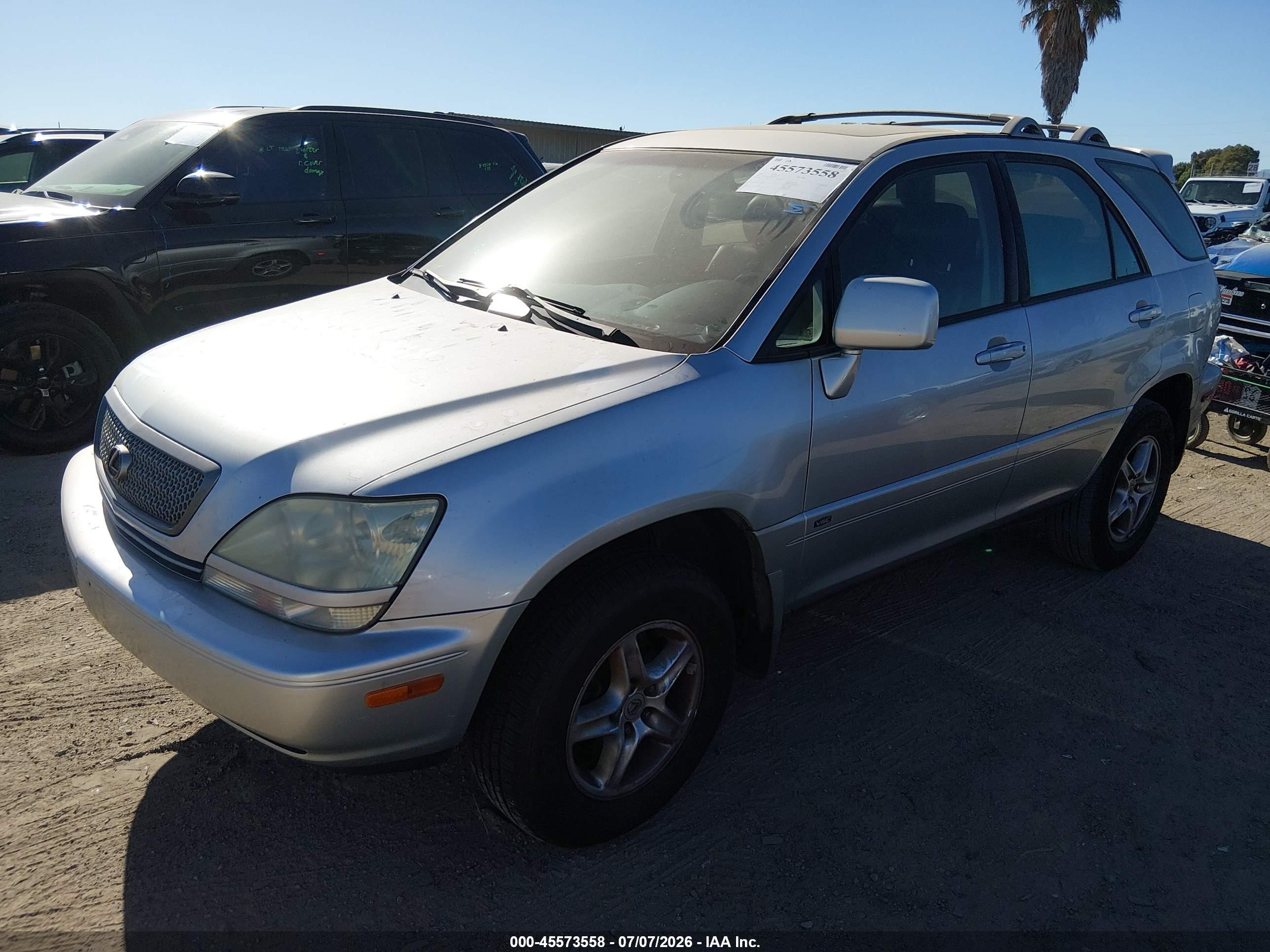 2001 Lexus Rx 300   Silver vin: JTJGF10U210107121