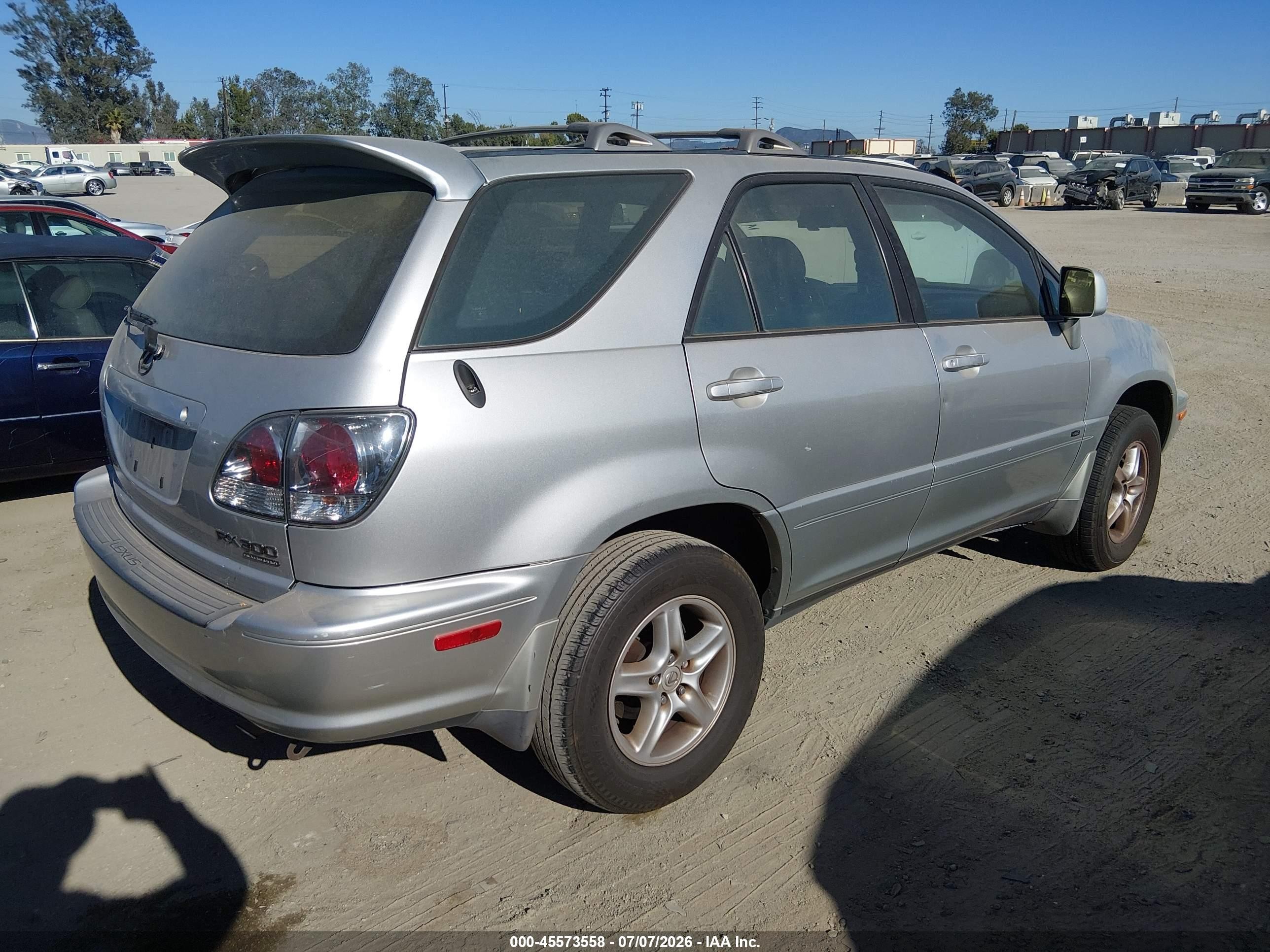 2001 Lexus Rx 300   Silver vin: JTJGF10U210107121