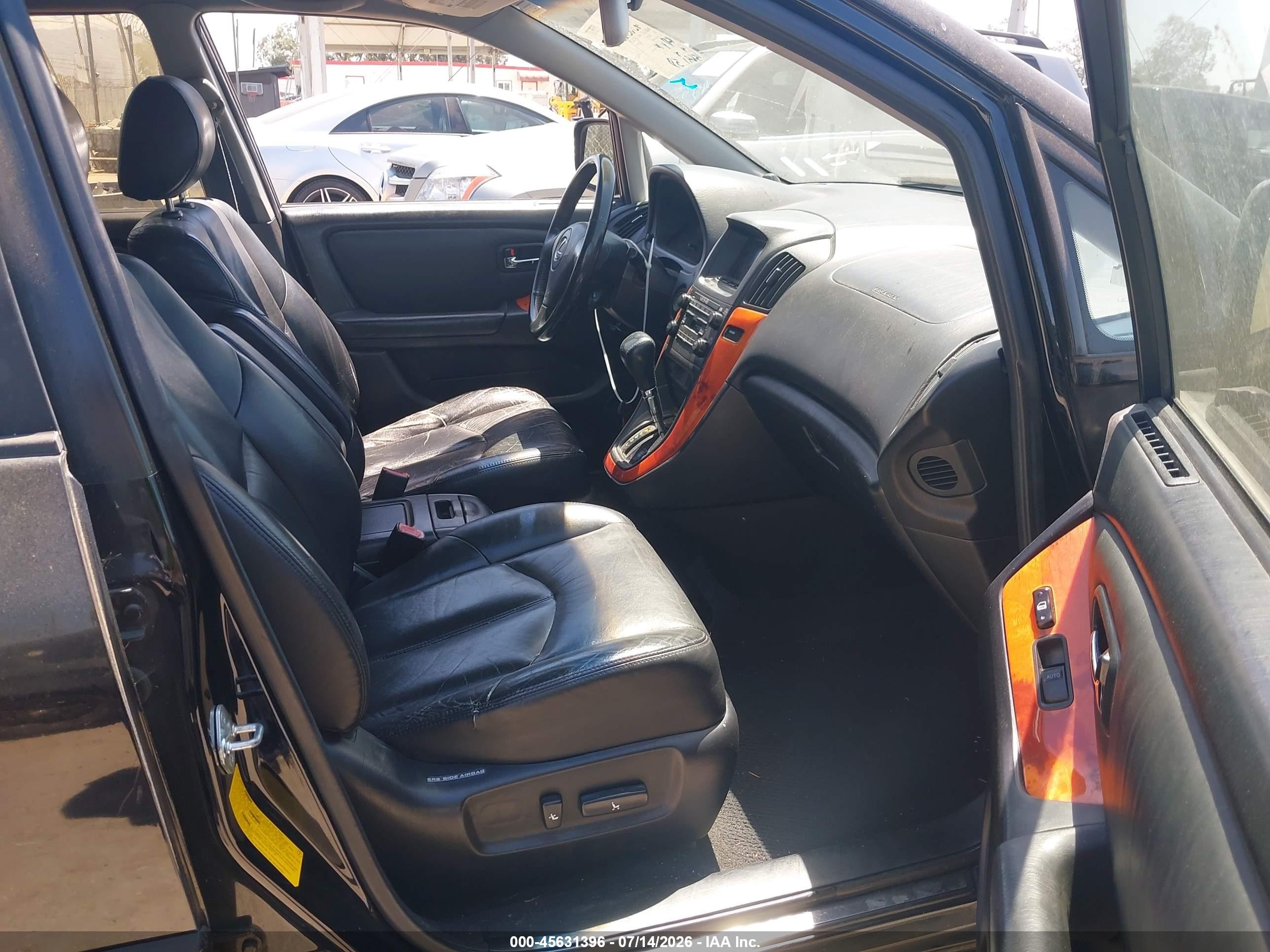 2001 Lexus Rx 300   Черный vin: JTJGF10U210108950