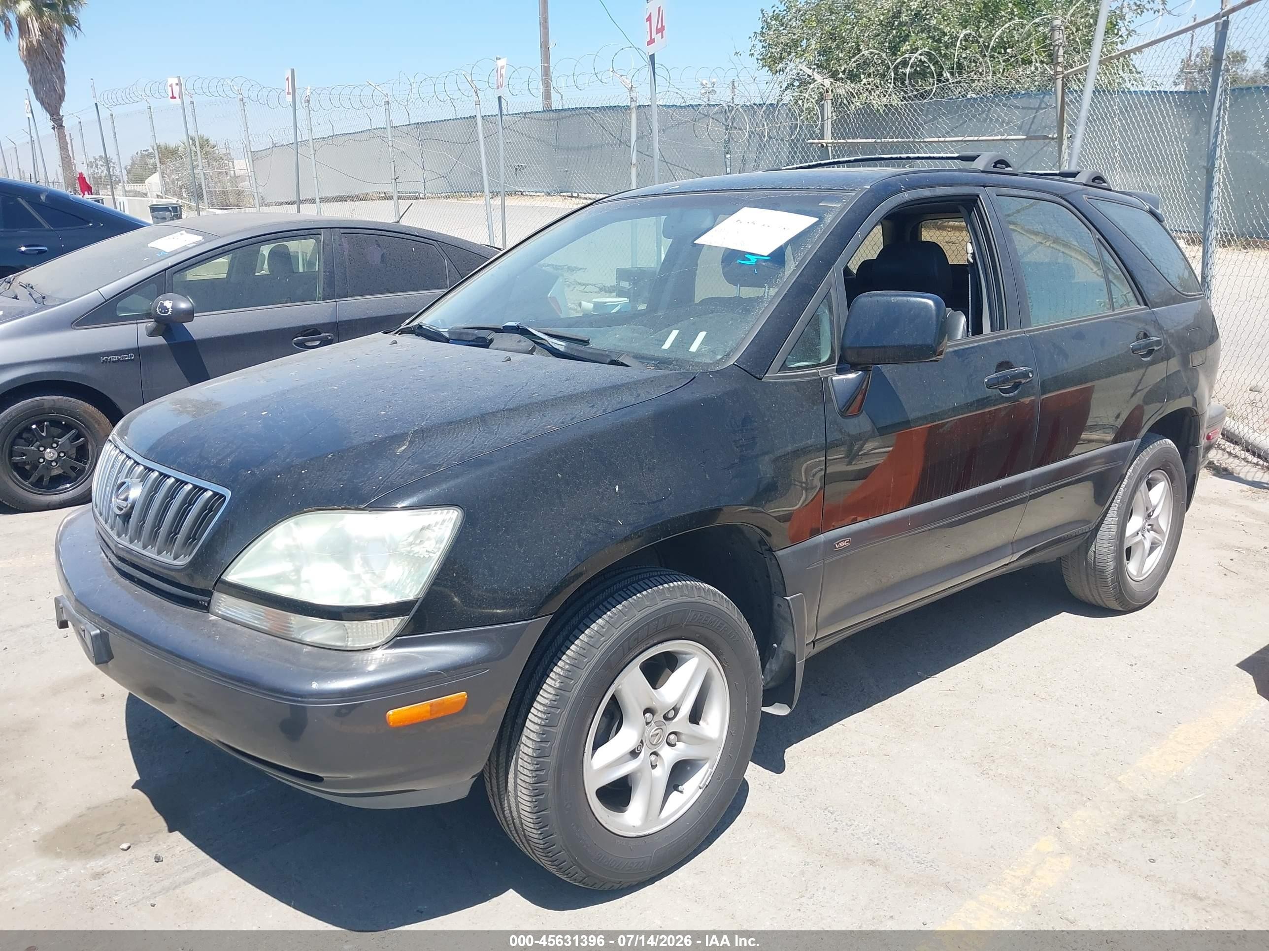 2001 Lexus Rx 300   Черный vin: JTJGF10U210108950