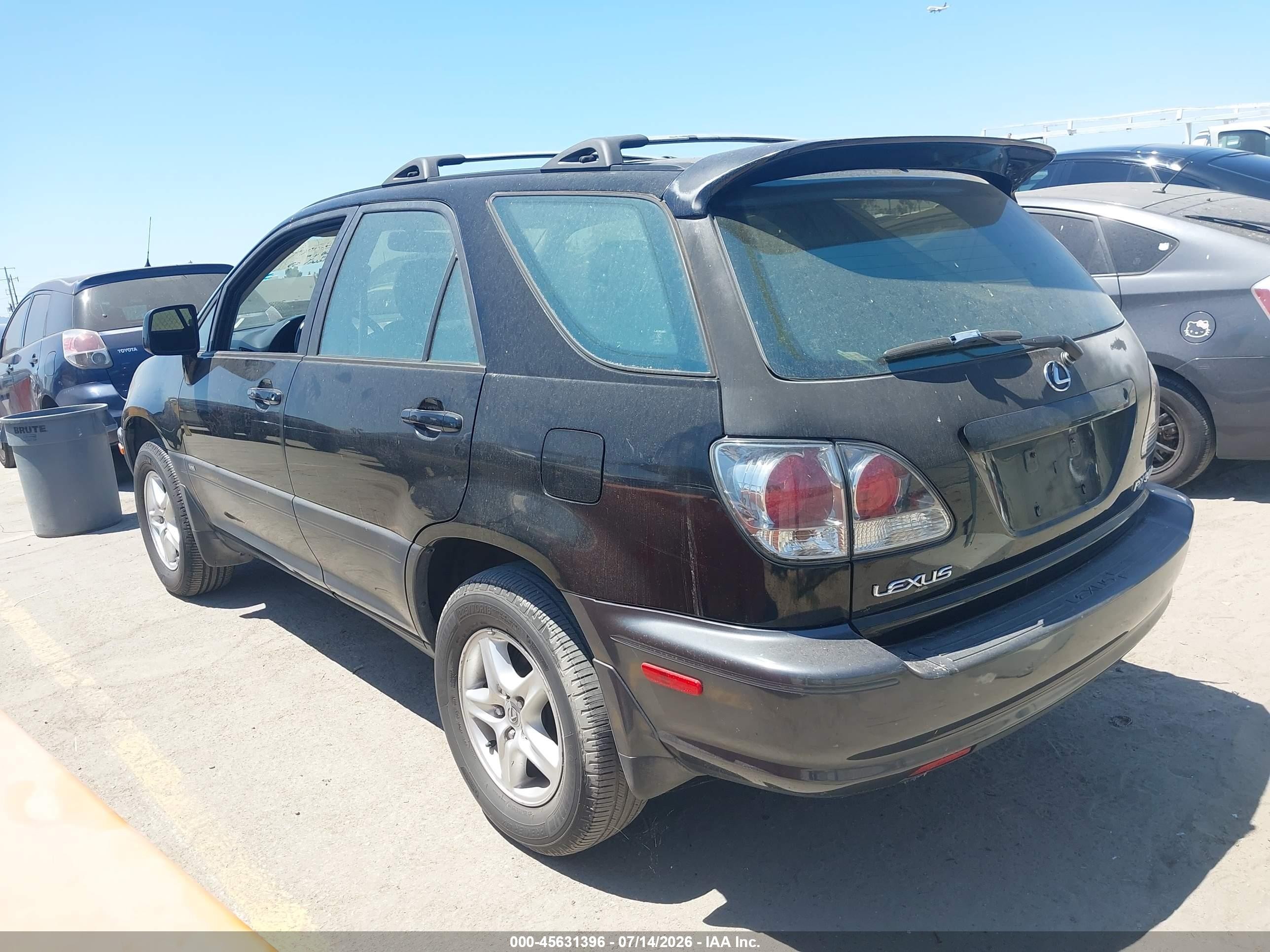 2001 Lexus Rx 300   Черный vin: JTJGF10U210108950
