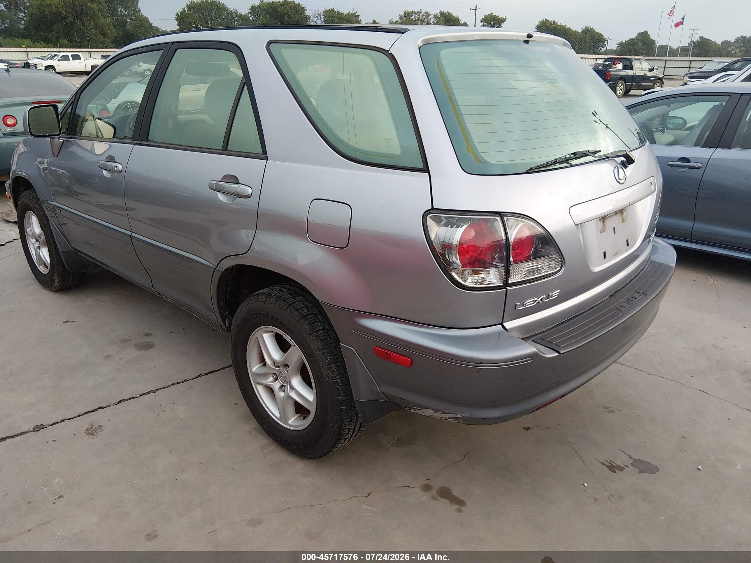 2002 Lexus Rx 300   Серебряный vin: JTJGF10U220120744