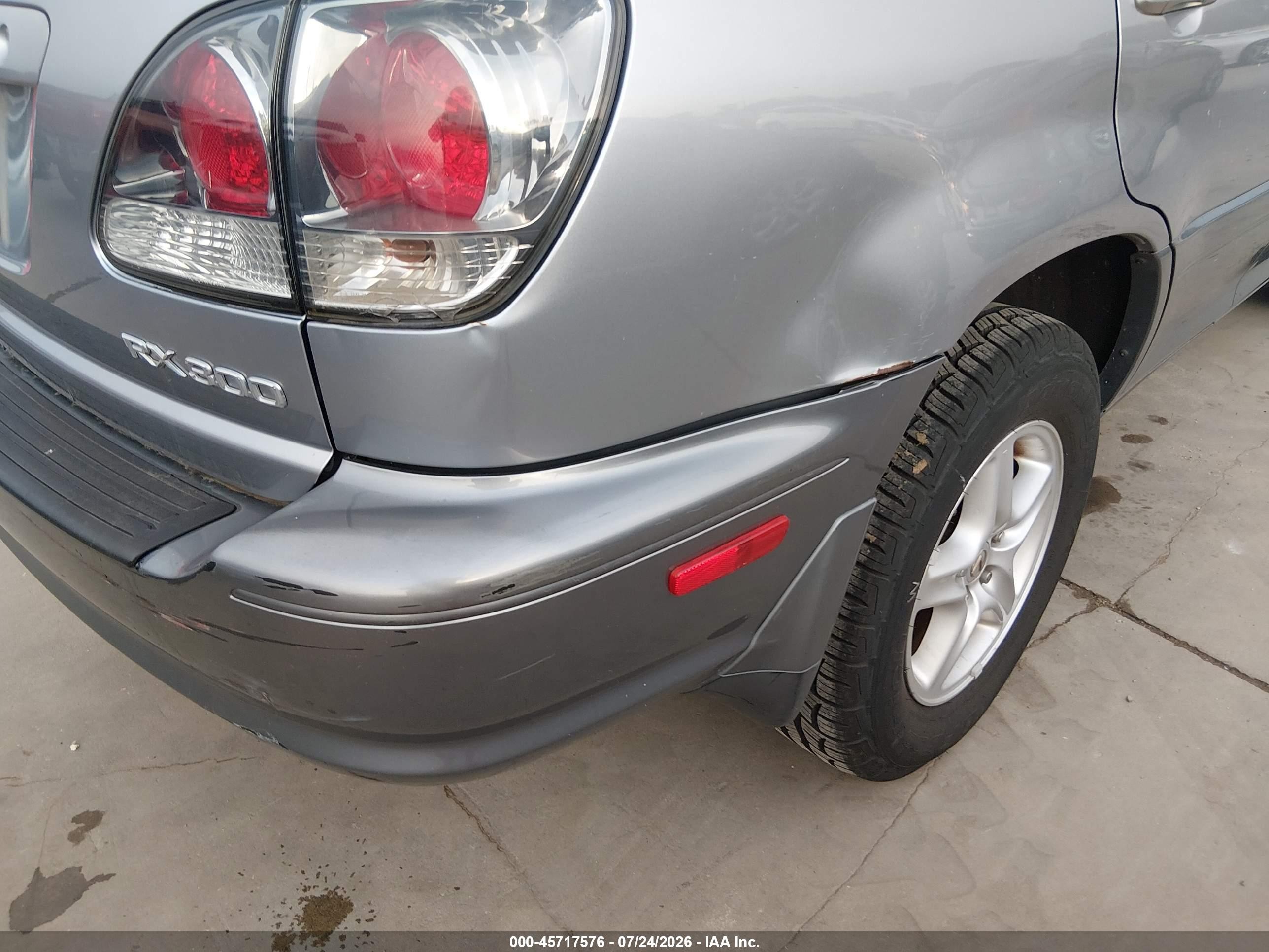 2002 Lexus Rx 300   Серебряный vin: JTJGF10U220120744