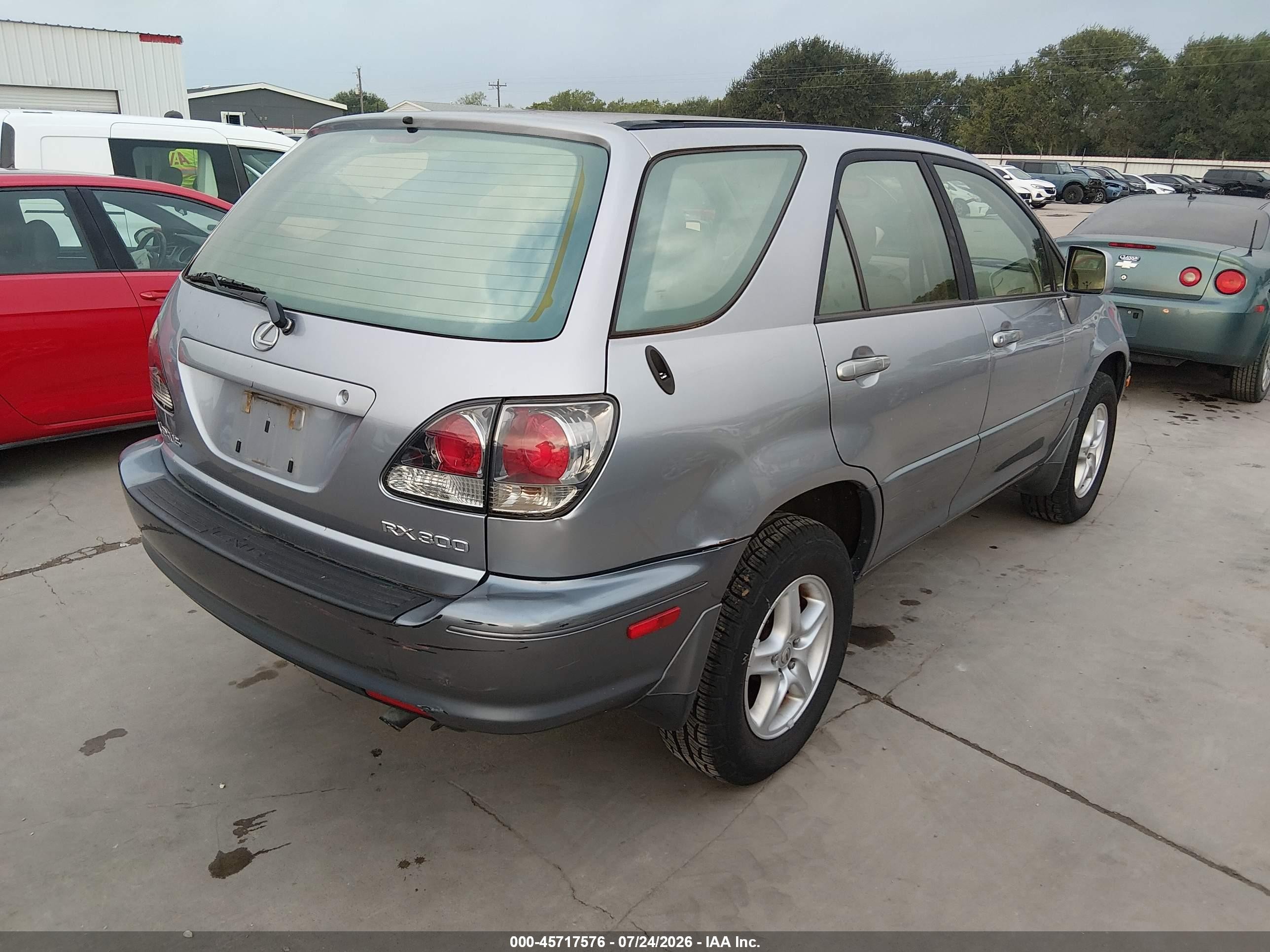 2002 Lexus Rx 300   Серебряный vin: JTJGF10U220120744