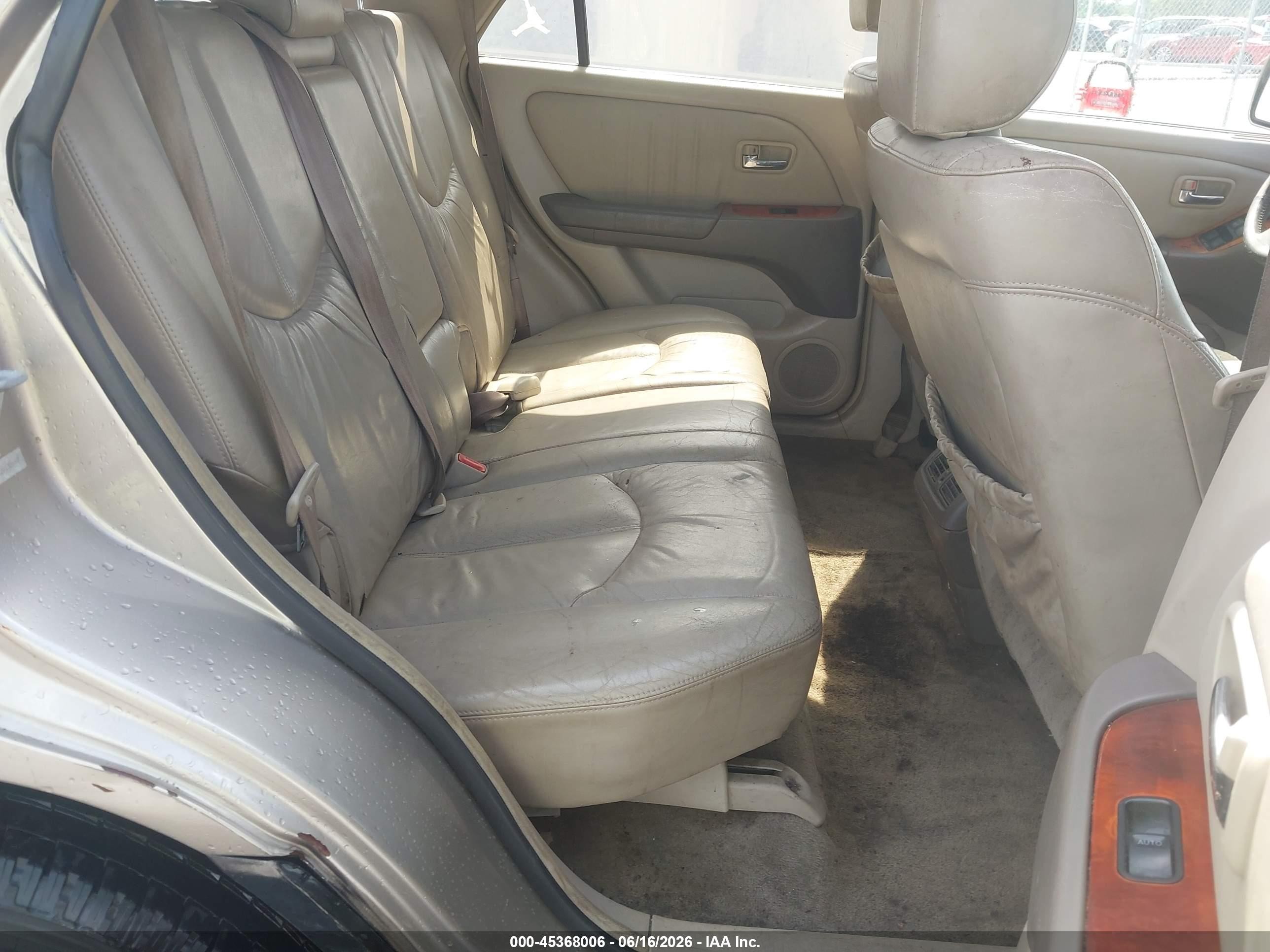 2002 Lexus Rx 300   Золотой vin: JTJGF10U220132697