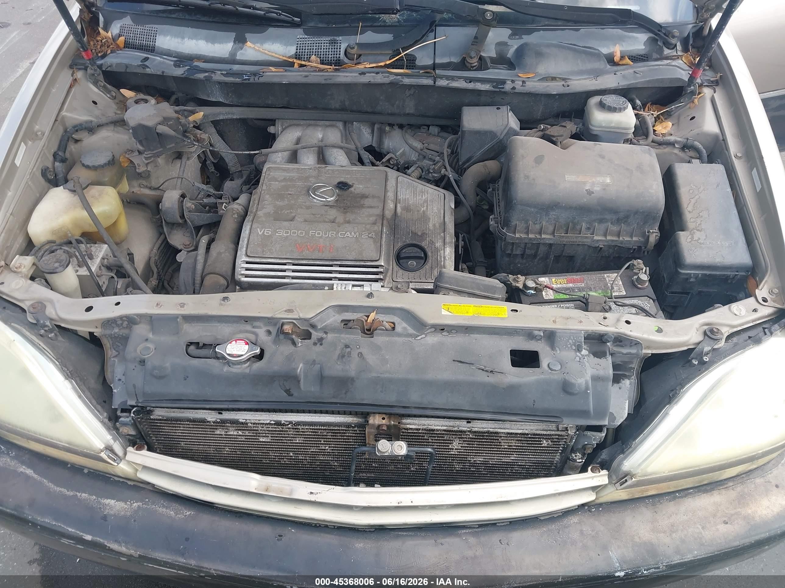 2002 Lexus Rx 300   Золотой vin: JTJGF10U220132697
