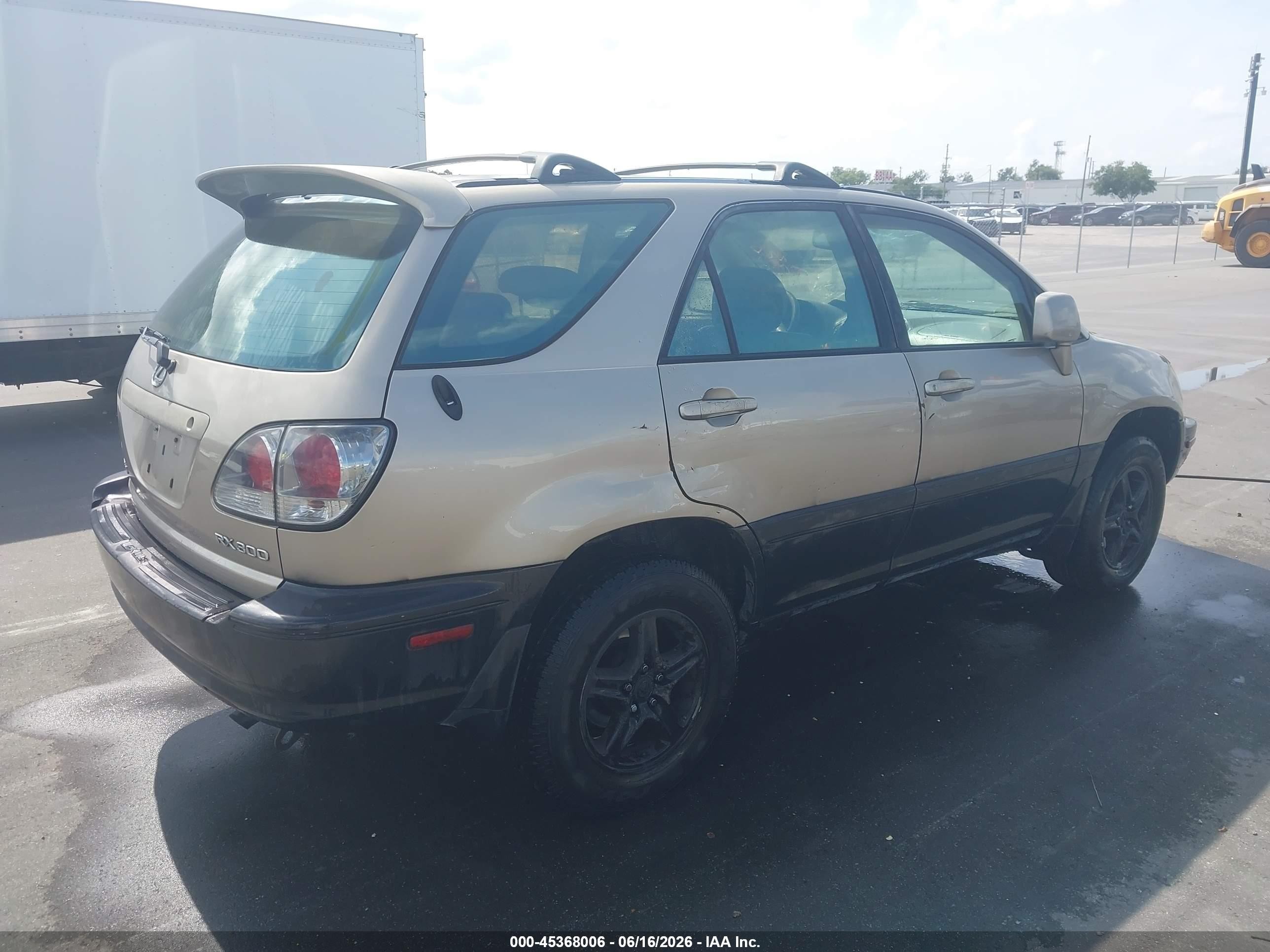 2002 Lexus Rx 300   Золотой vin: JTJGF10U220132697