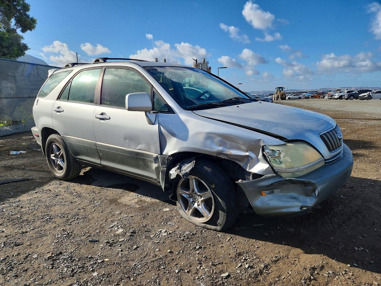 2002 Lexus Rx 300 Silver vin: JTJGF10U220149175