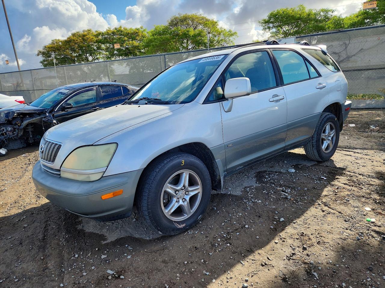 2002 Lexus Rx 300 Silver vin: JTJGF10U220149175