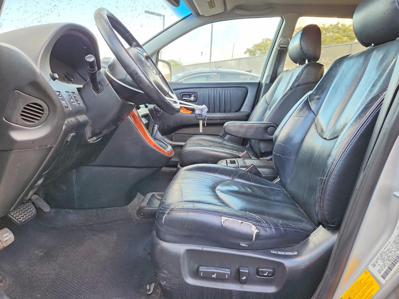 2002 Lexus Rx 300 Silver vin: JTJGF10U220149175