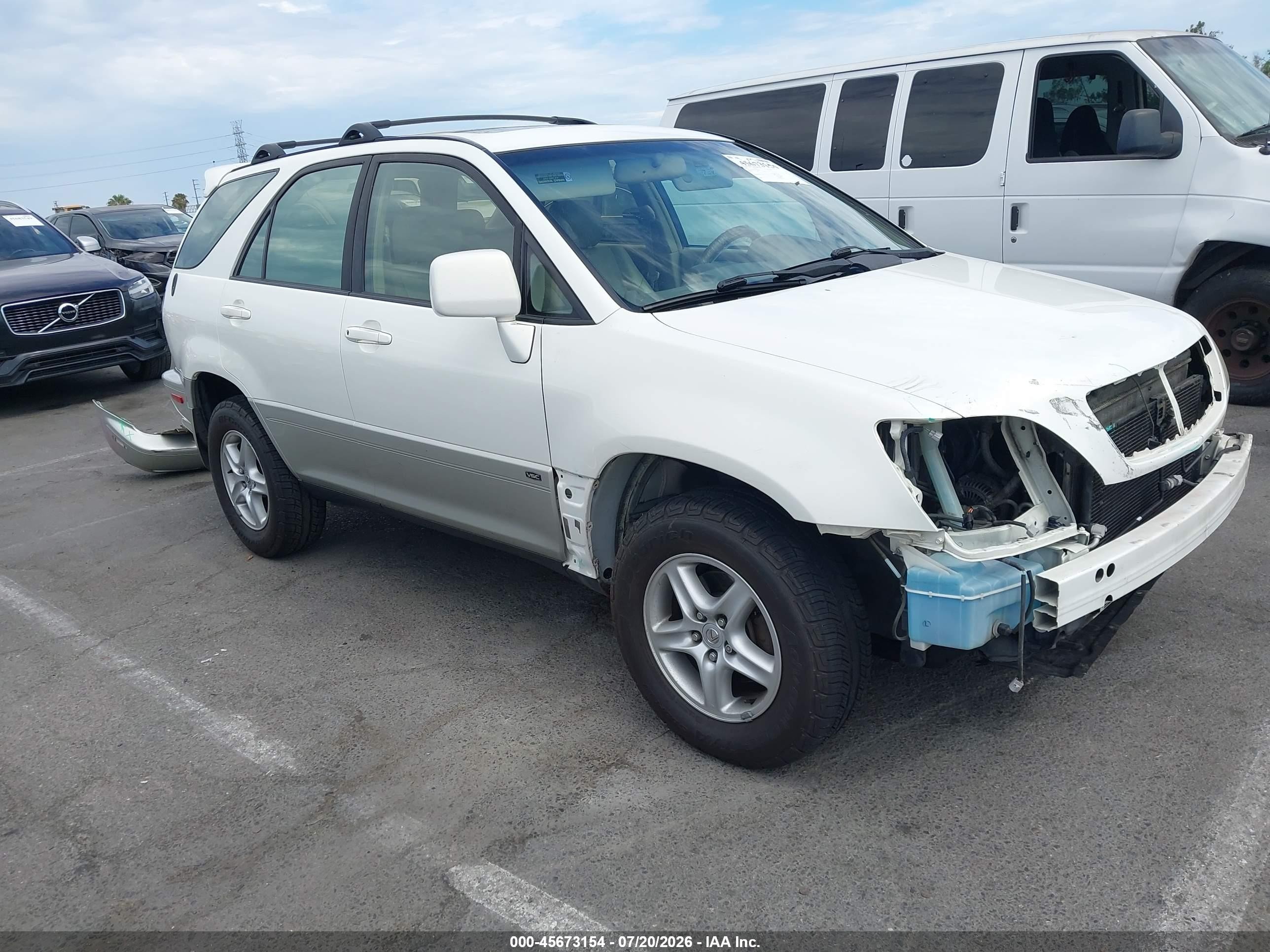 2003 Lexus Rx 300   Белый vin: JTJGF10U230155804