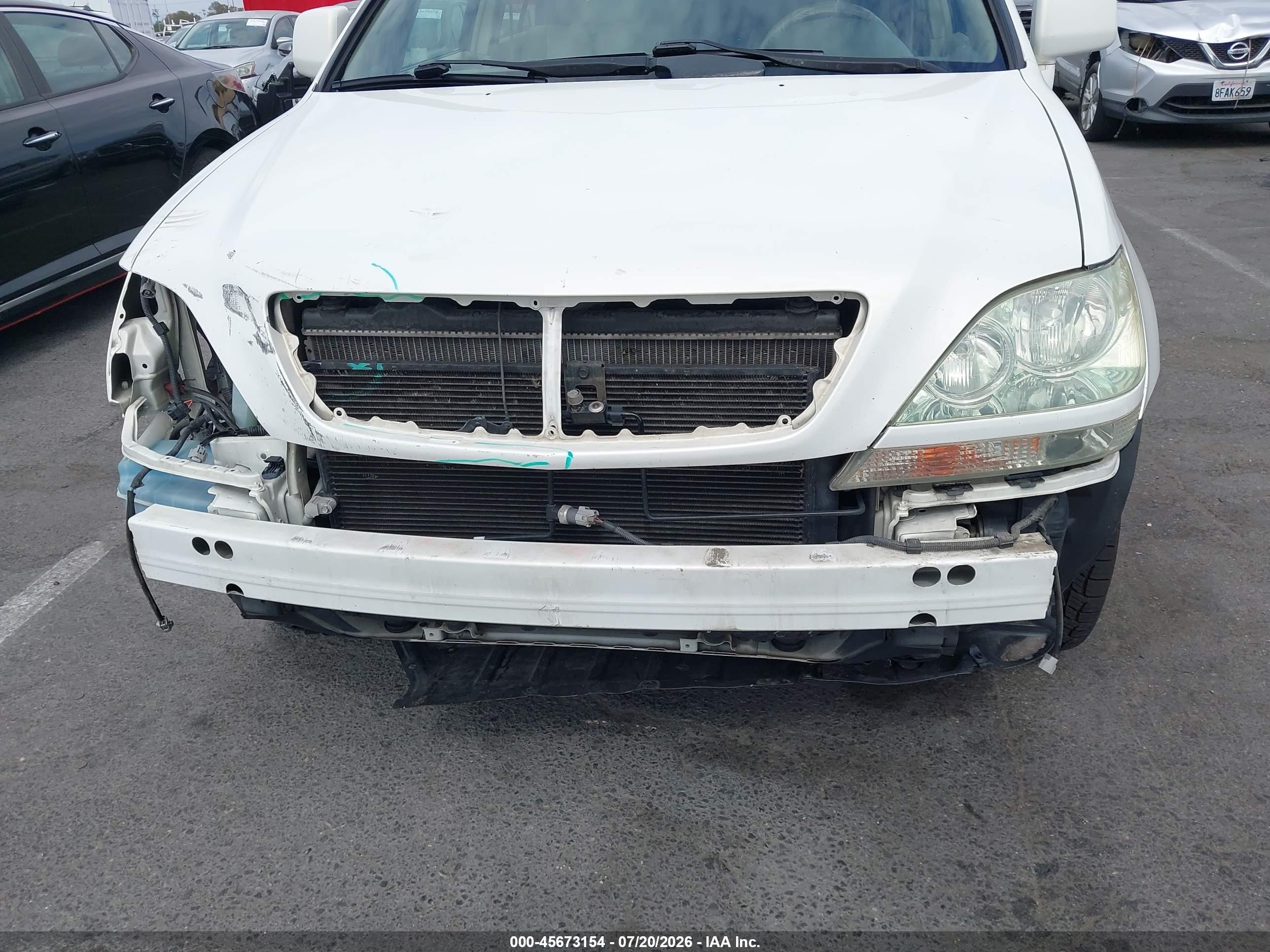 2003 Lexus Rx 300   White vin: JTJGF10U230155804